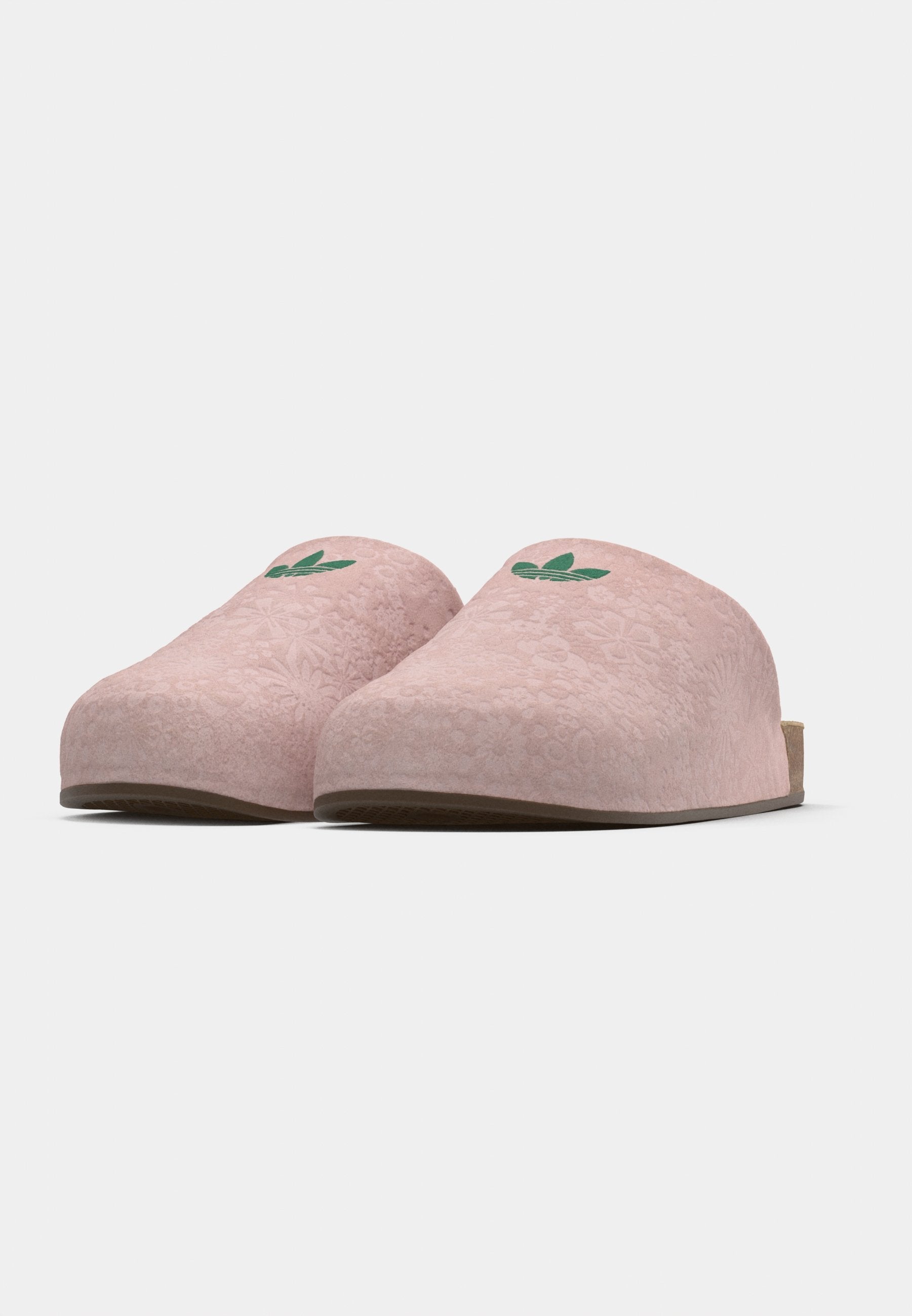 ADIMULE W X LIBERTY - Chaussons - rose sable/vert vif