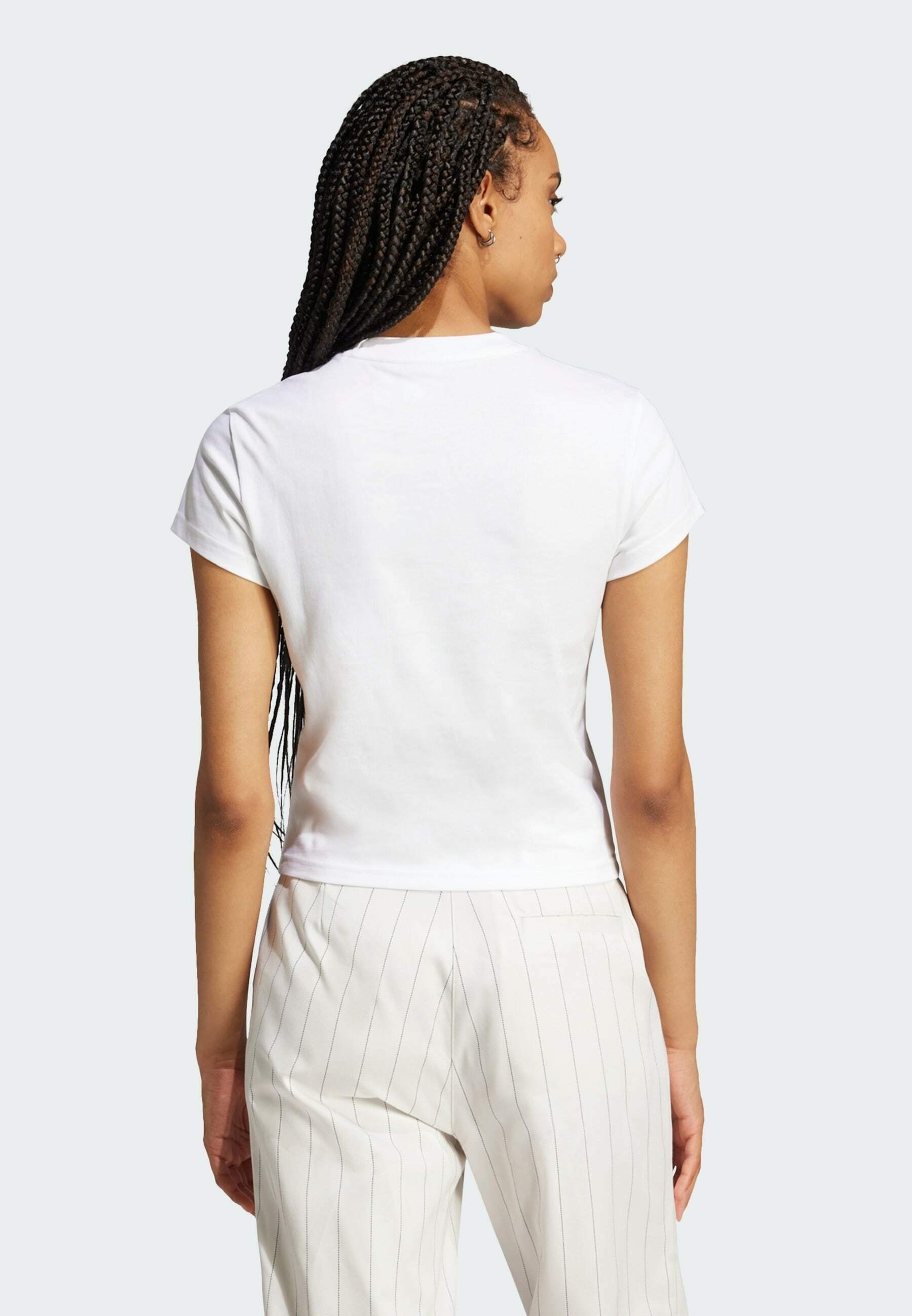 ESS SLIM TEE - T-shirt basique - blanc
