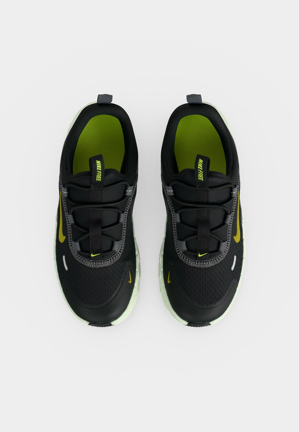 FREE RIDE UNISEX - Road running shoes - black/saffron quartz/pencil point/volt ice/volt tint