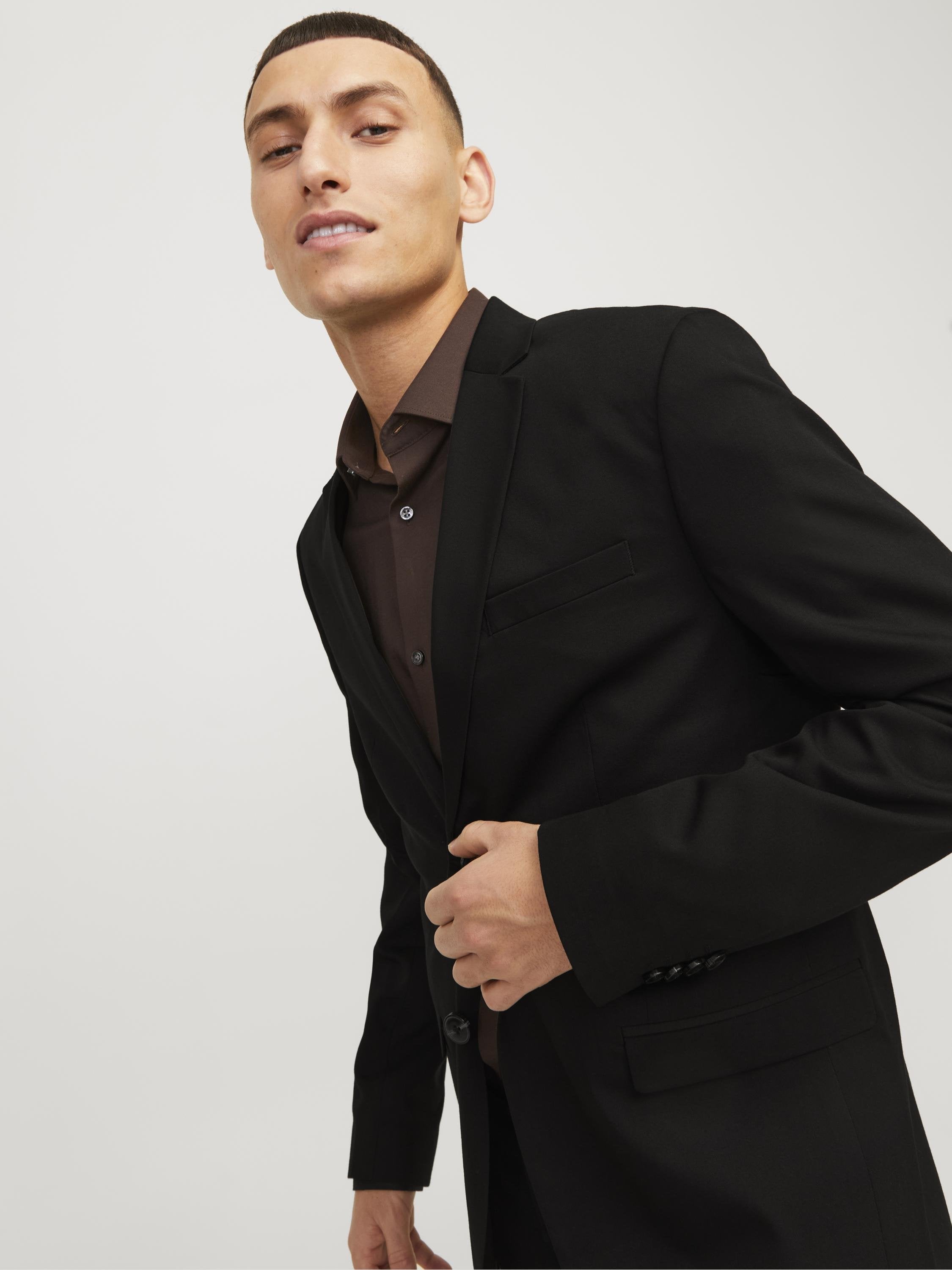 JPRFRANCO Super Slim Fit - Blazer jacket - black