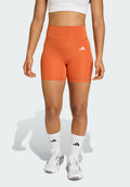 OPTIME ESSENTIALS WORKOUT SHORT LEGGINGS - Leggings - fox orange