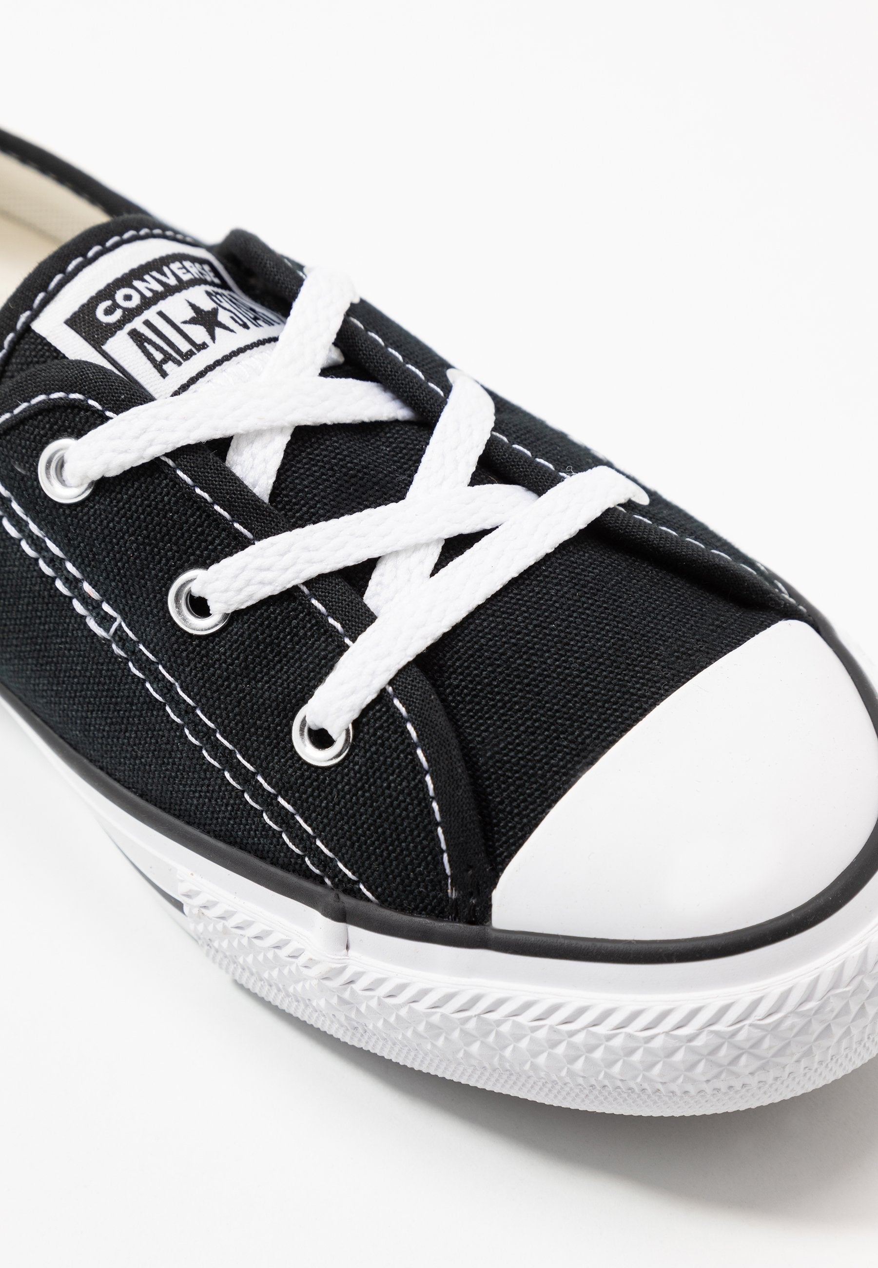 CHUCK TAYLOR ALL STAR BALLET LACE - Slip-ons - black/white