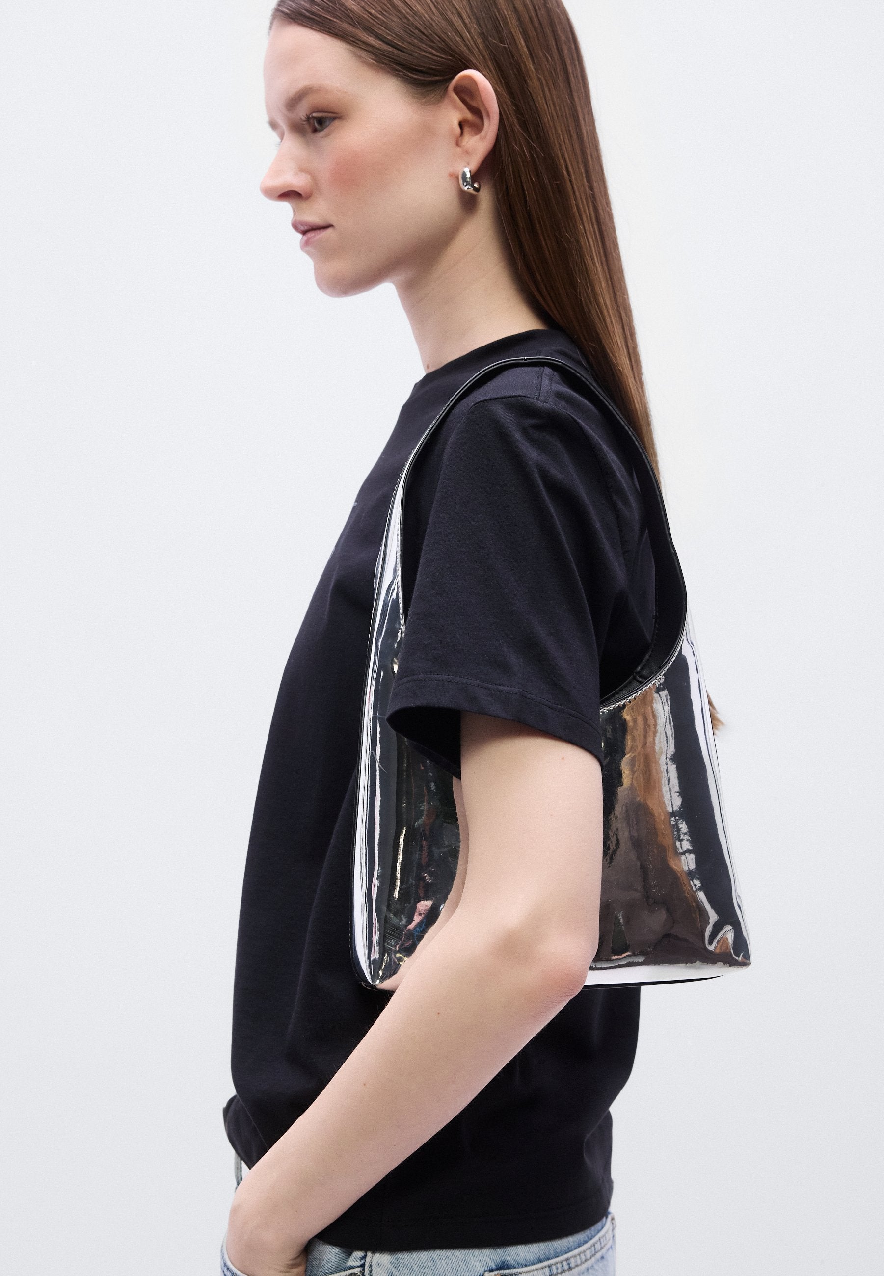 MONOLOGO TEE - Print T-shirt - black
