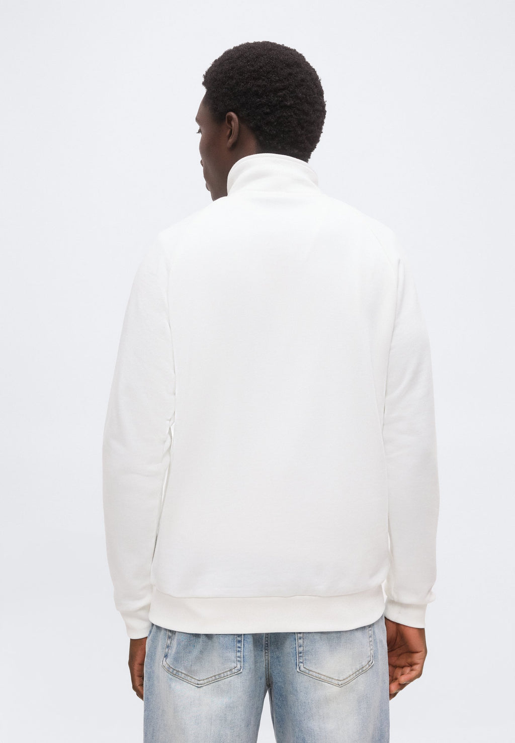 REAL MADRID HALF ZIP - ملابس نادي - أبيض