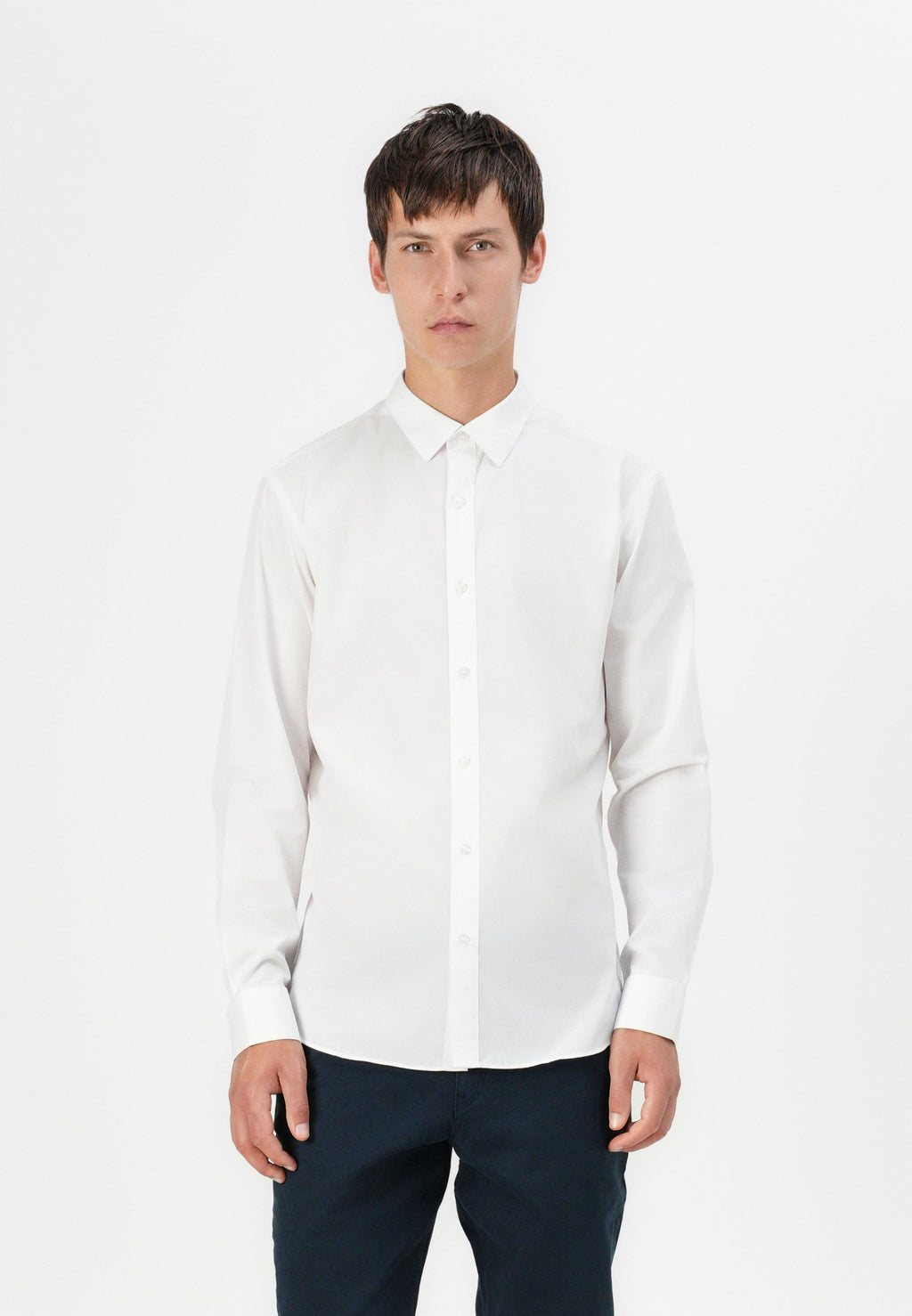 Slim Fit - Shirt - white