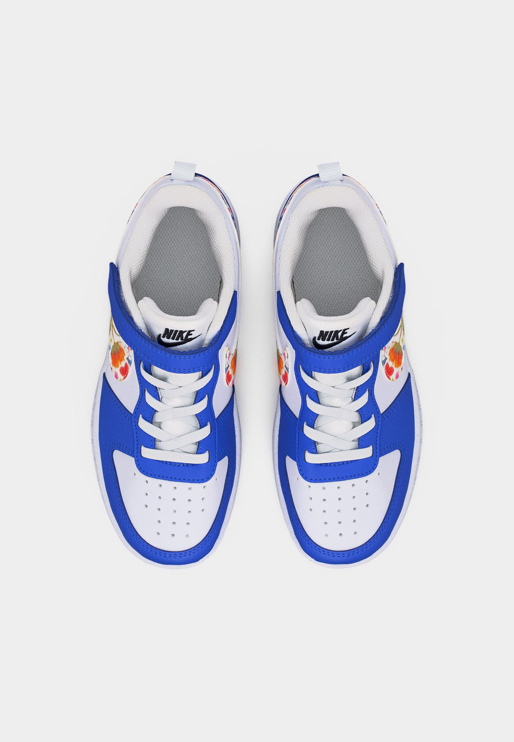 COURT BOROUGH UNISEX - Spor Ayakkabı - beyaz/safir/siyah