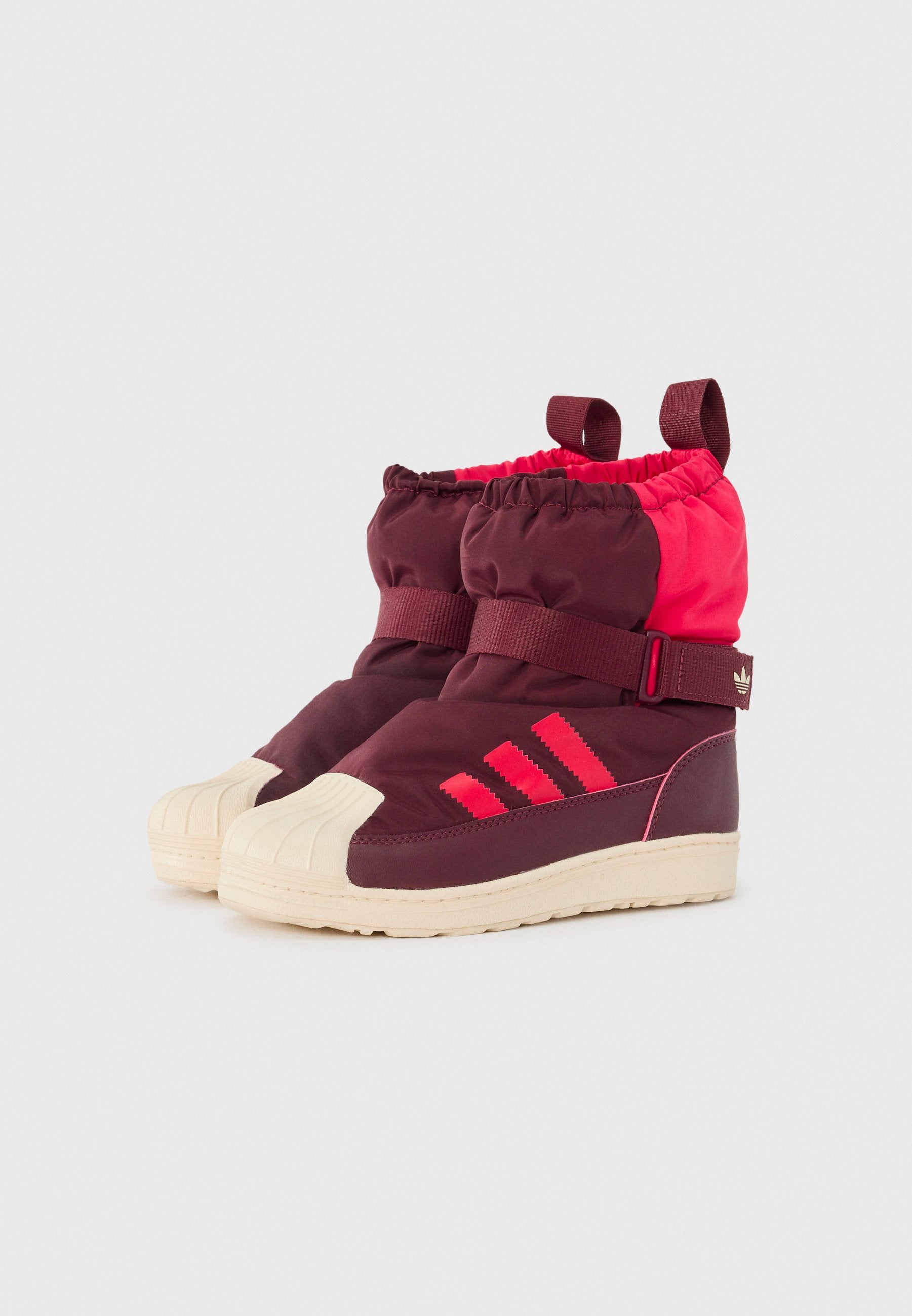 SUPERSTAR 360 UNISEX - Winter boots - maroon/wonder white/ruby red