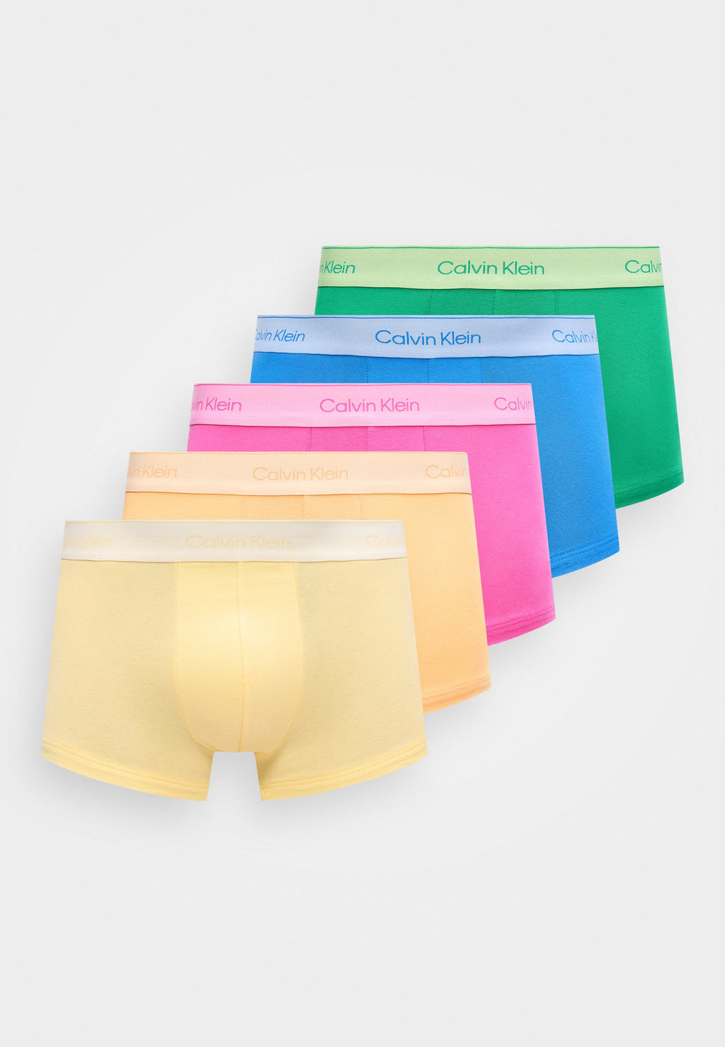 LOW RISE TRUNK 5 PACK PRIDE COTTON - Trunks - mardi gras green/relay orange/gold-coloured
