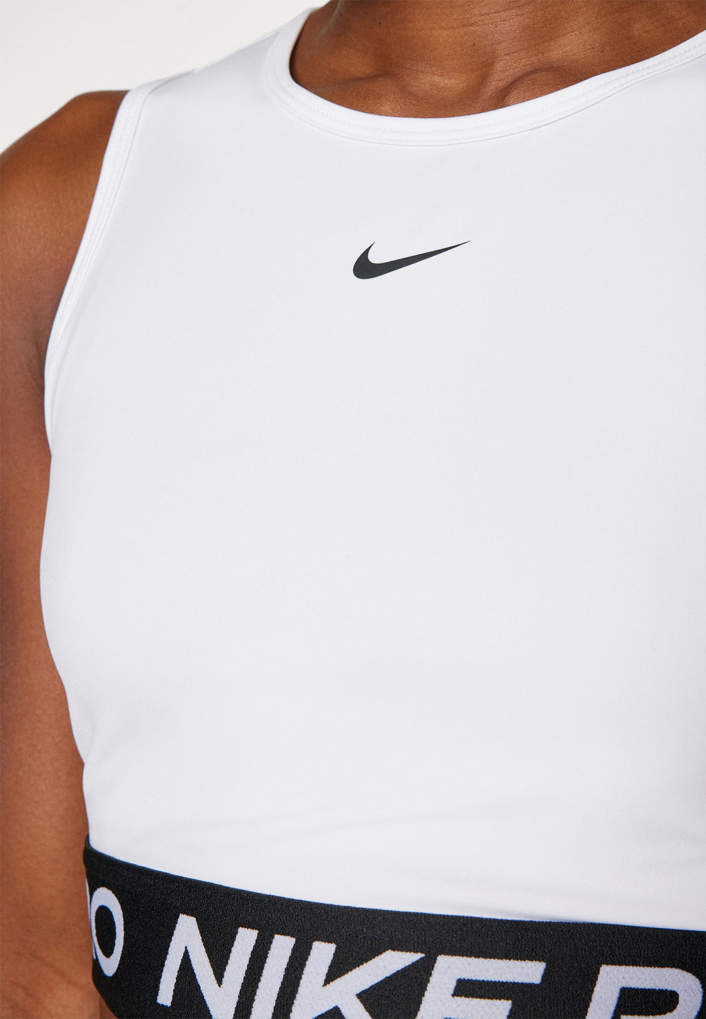 365 CROP TANK - Top - white black