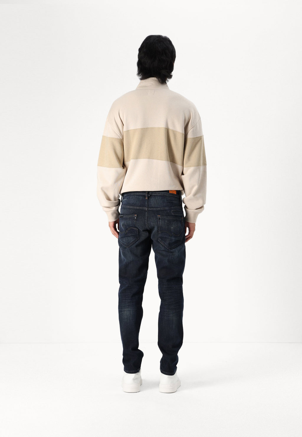 Tapered fit JJIMIKE JJCADE GE 232 NOOS - Straight leg jeans - blue denim