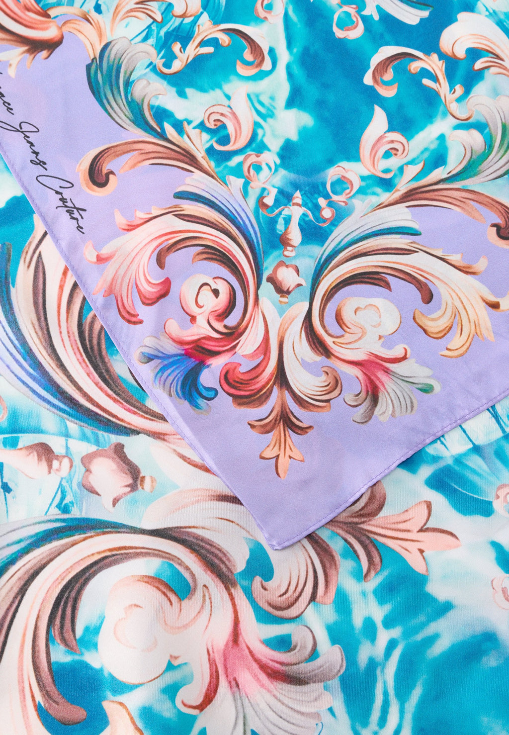 FOULARD PAREO UNISEX - Beach accessory - aqua/mauve