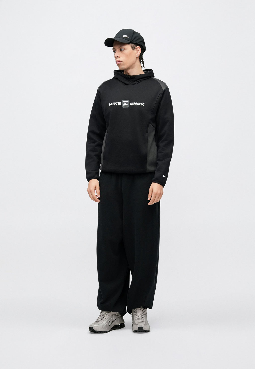 Hoodie - black/anthracite