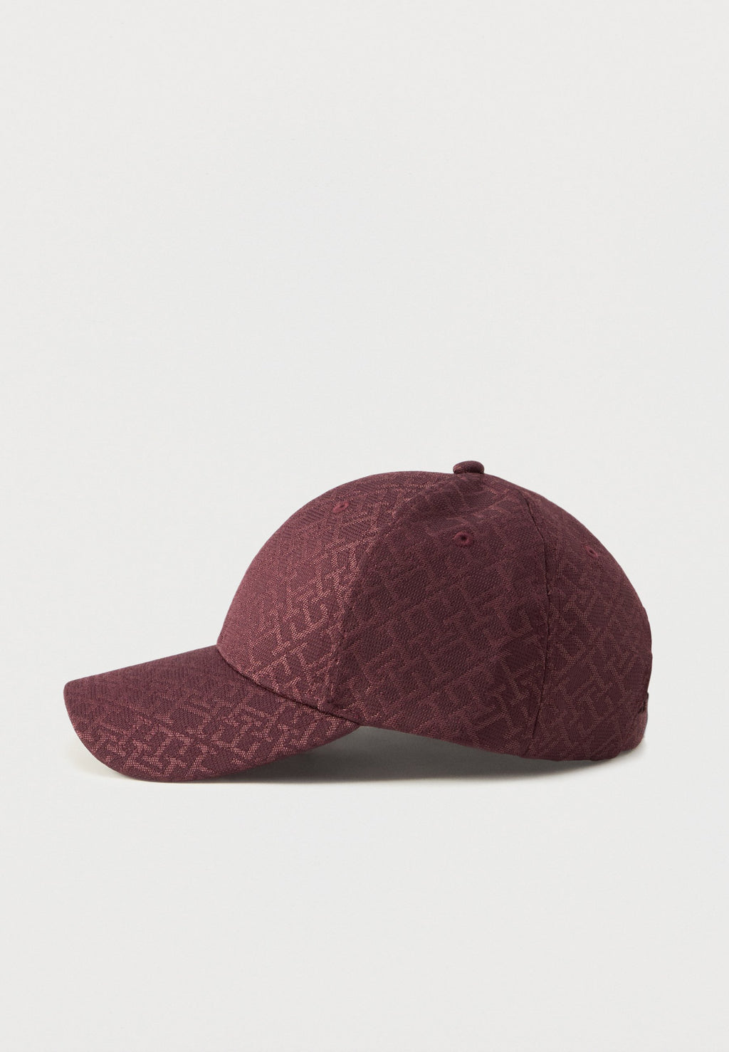 TH MONOGRAM JACQUARD BASEBALL CAP - Cap - cognac