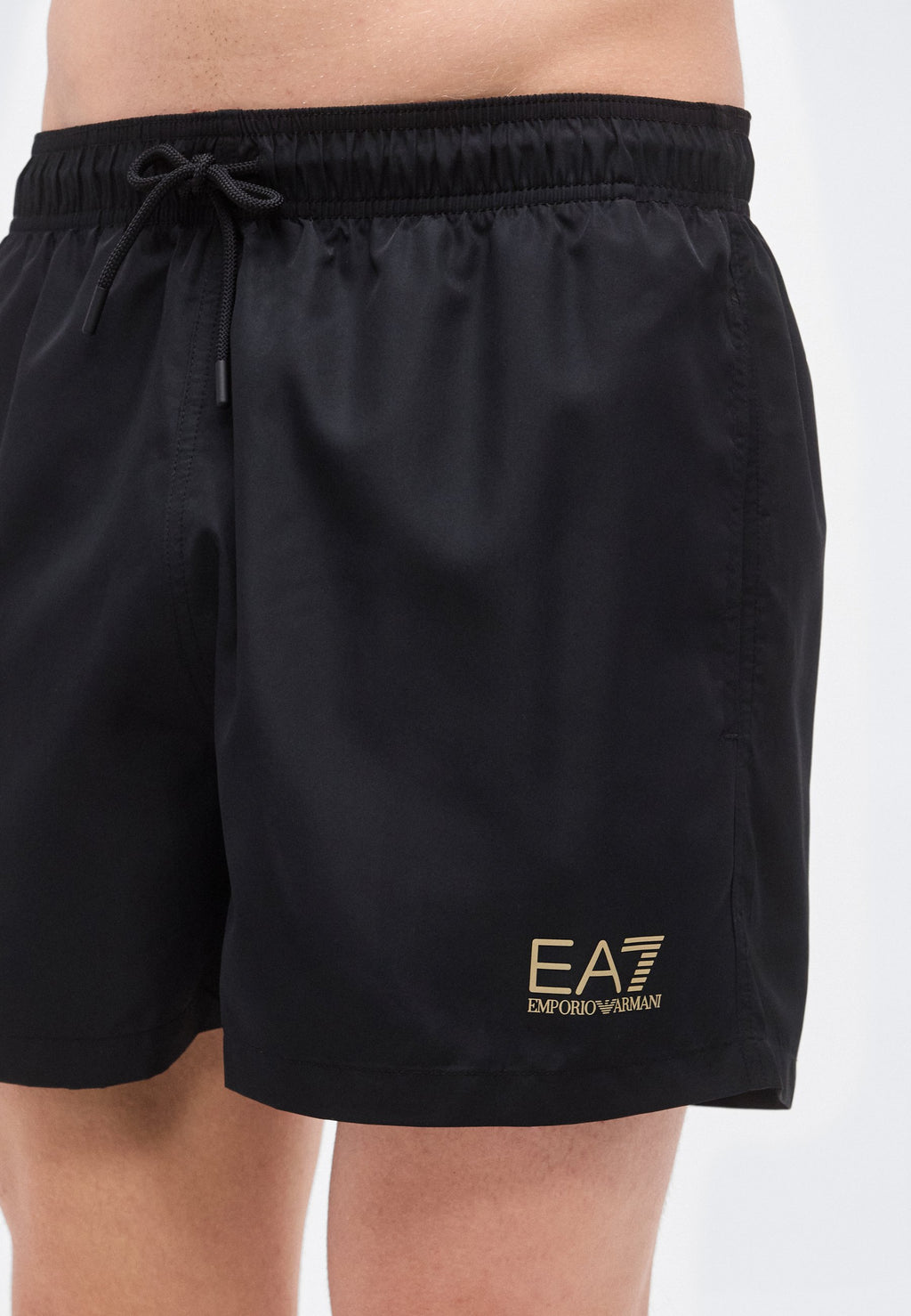 WATER SPORTS GRAPHIC VERTICAL MONOGRAM - Swimming shorts - black/gold-coloured
