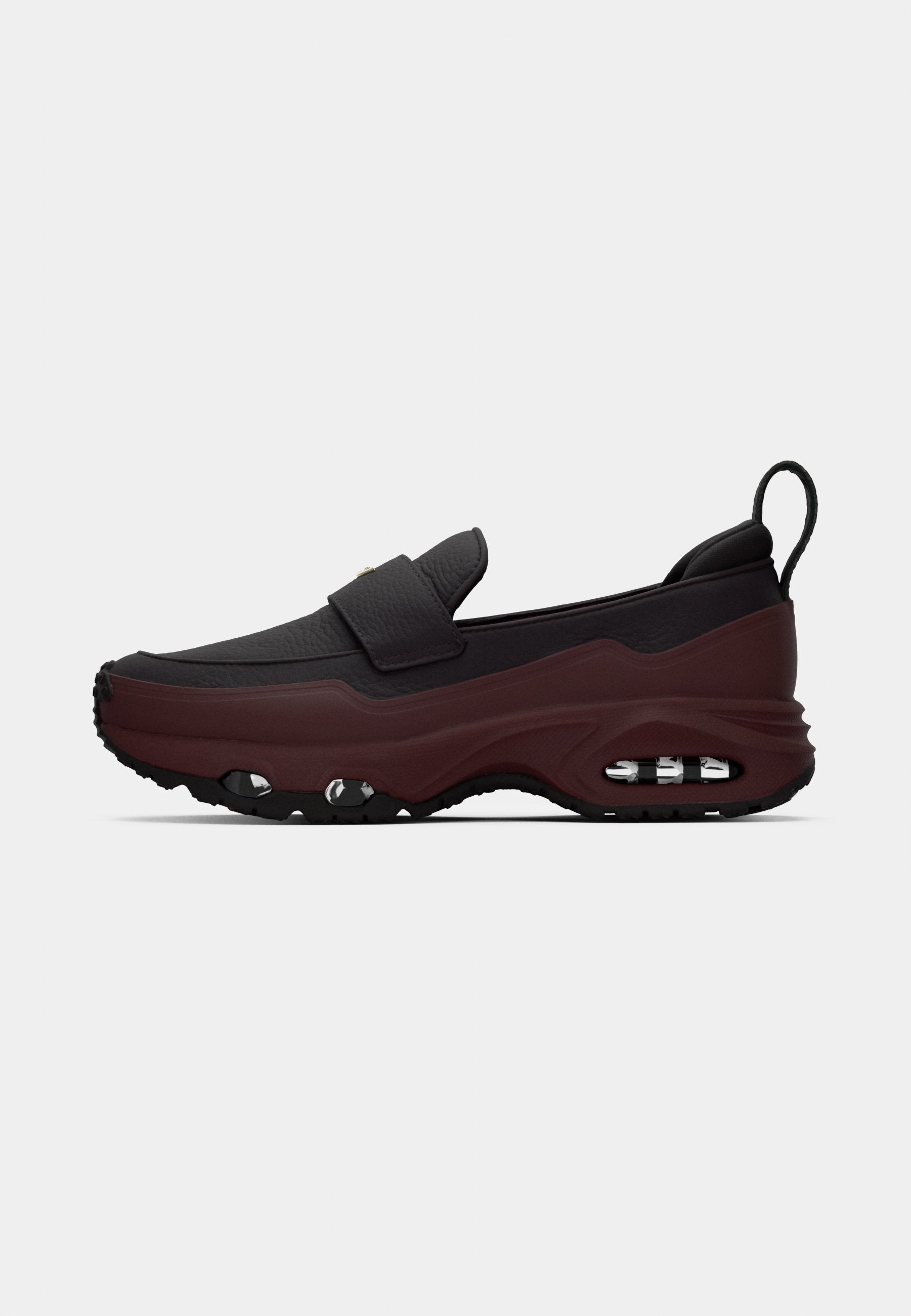 AIR MAX PHENOMENA - Slip-ons - burgundy crush/metallic silver-coloured/burgundy ash/black/pink foam