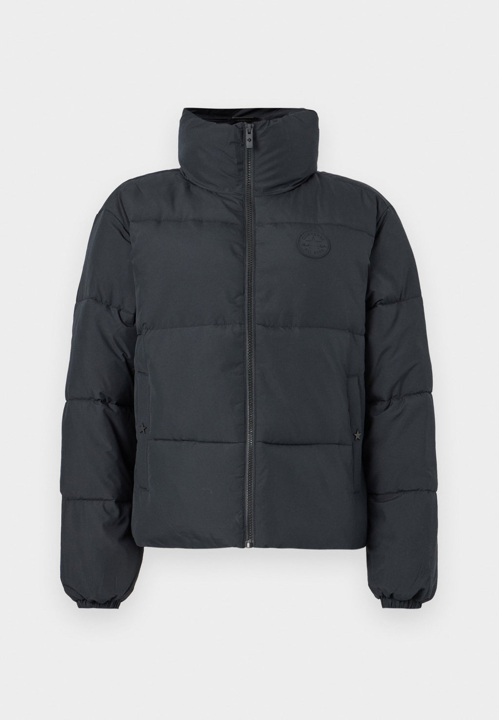 QUILTED PUFFER JACKET - Winter jacket - black