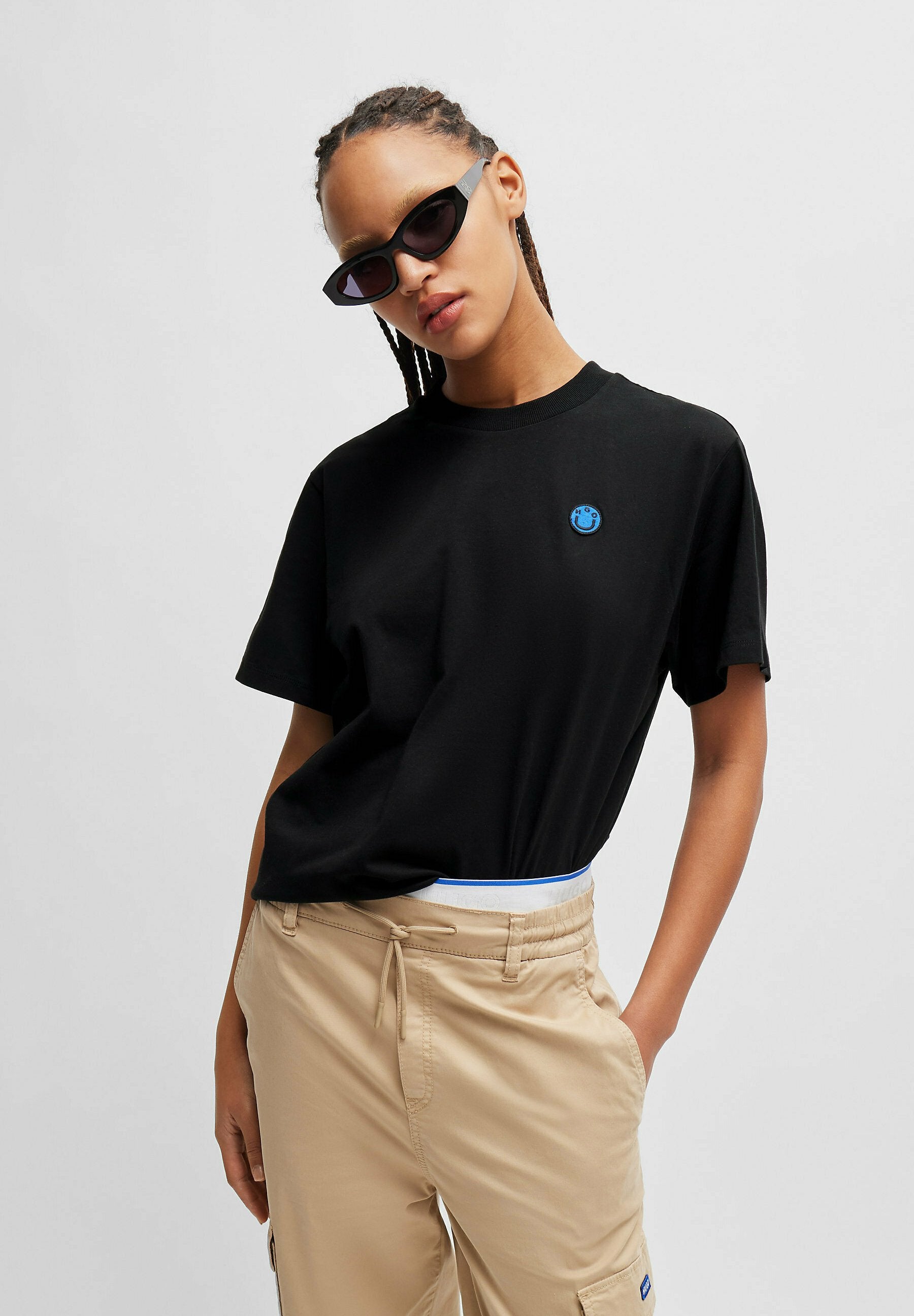 VINTAGE TEE_B_1 - Temel Tişört - siyah