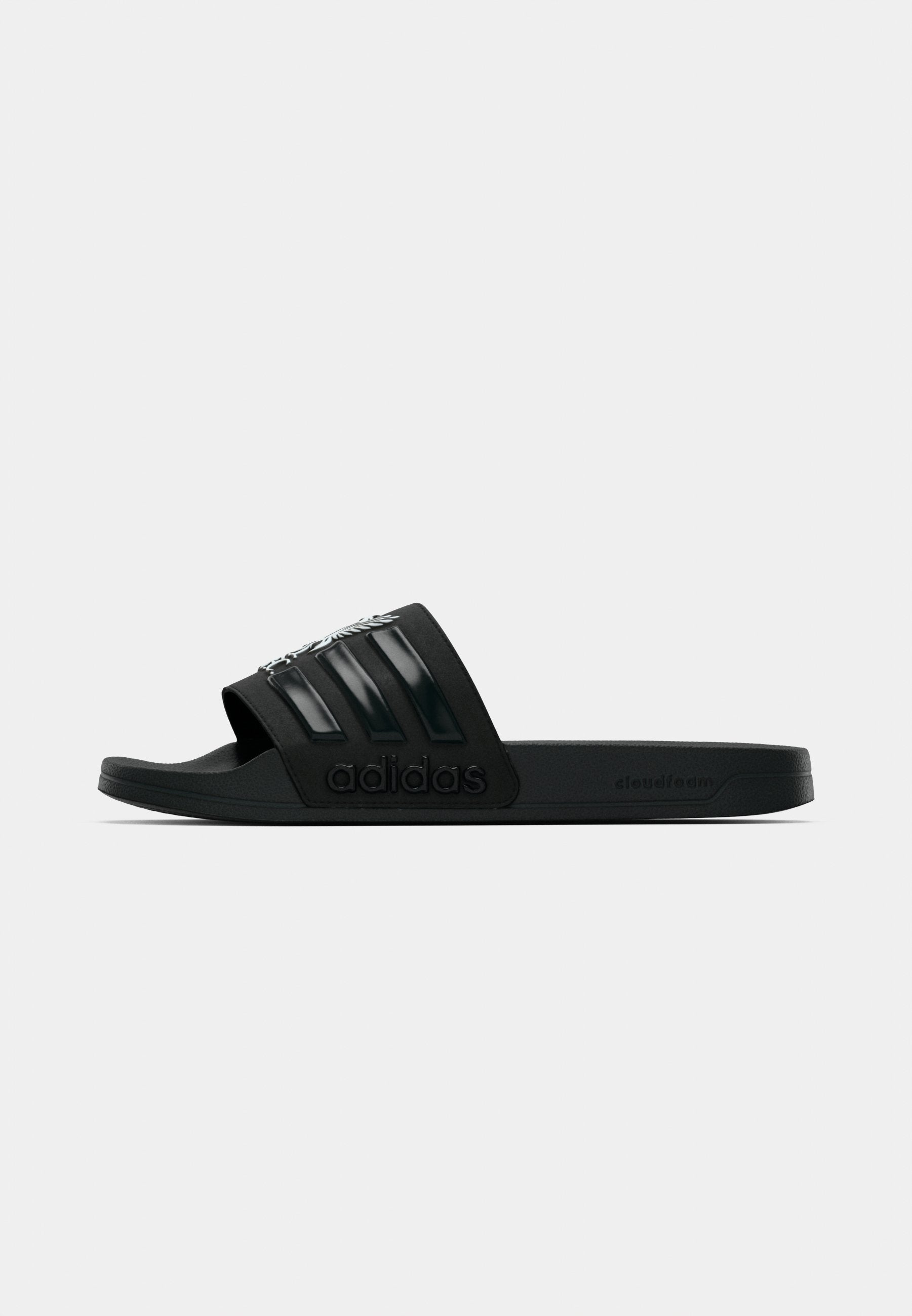 ADILETTE SHOWER LIVERPOOL UNISEXE - Claquettes de piscine - core black/footwear white