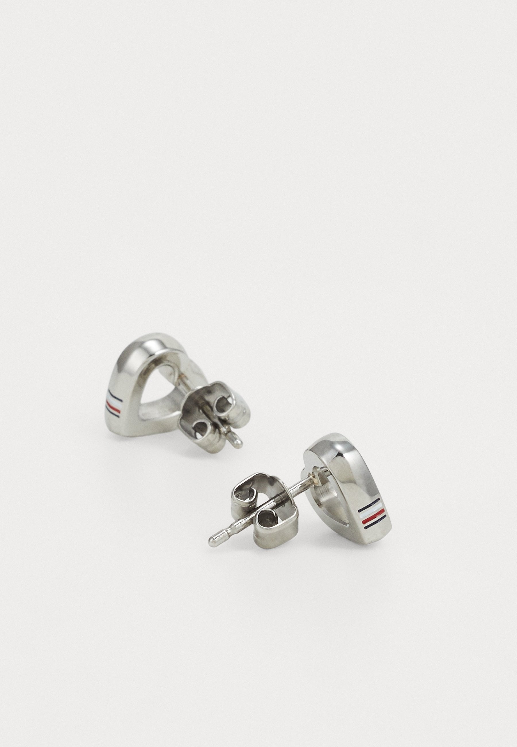 TOGGLE HEART - Earrings - silver-coloured