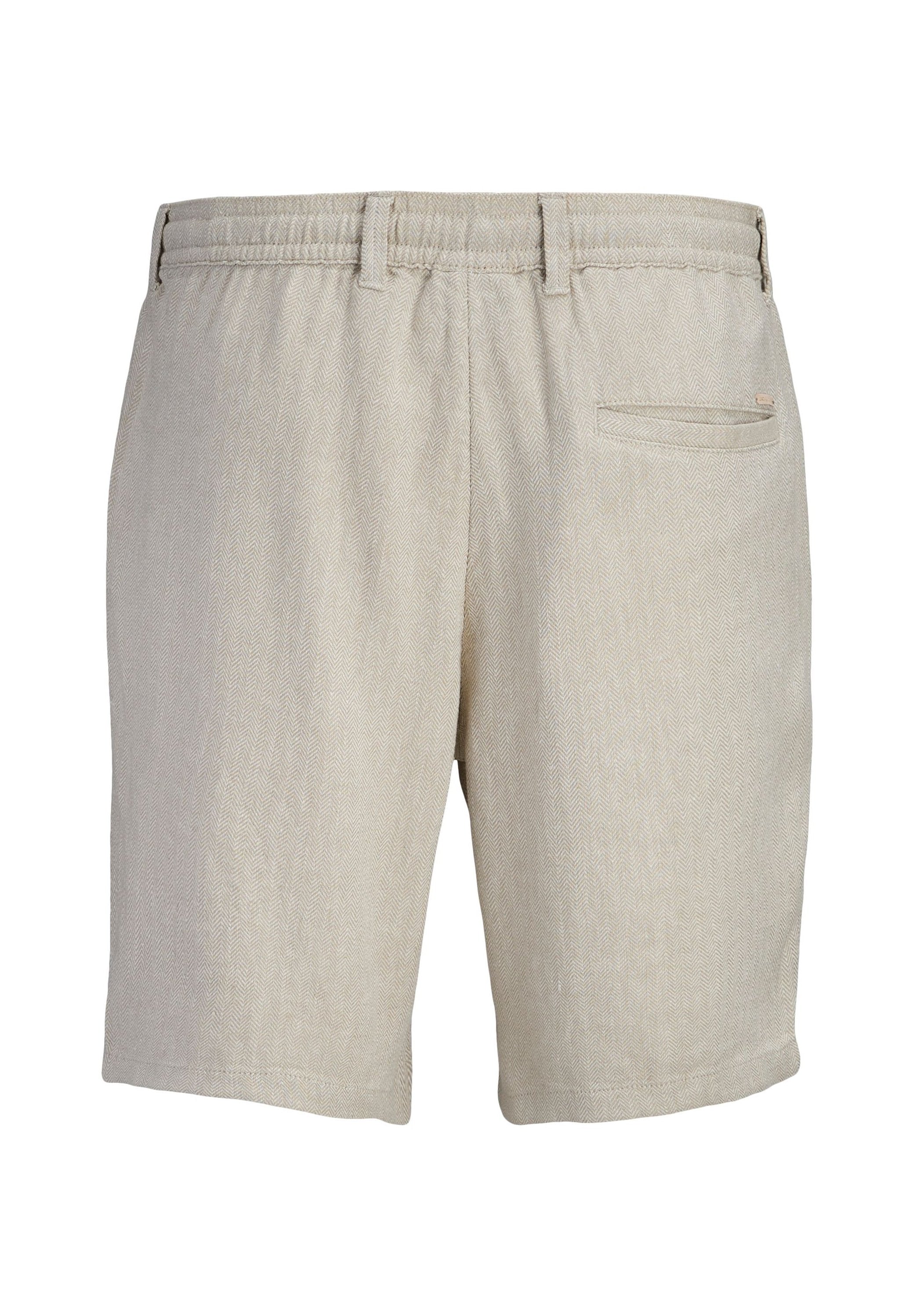 Tapered Fit - Shorts - vetiver detail herringbone
