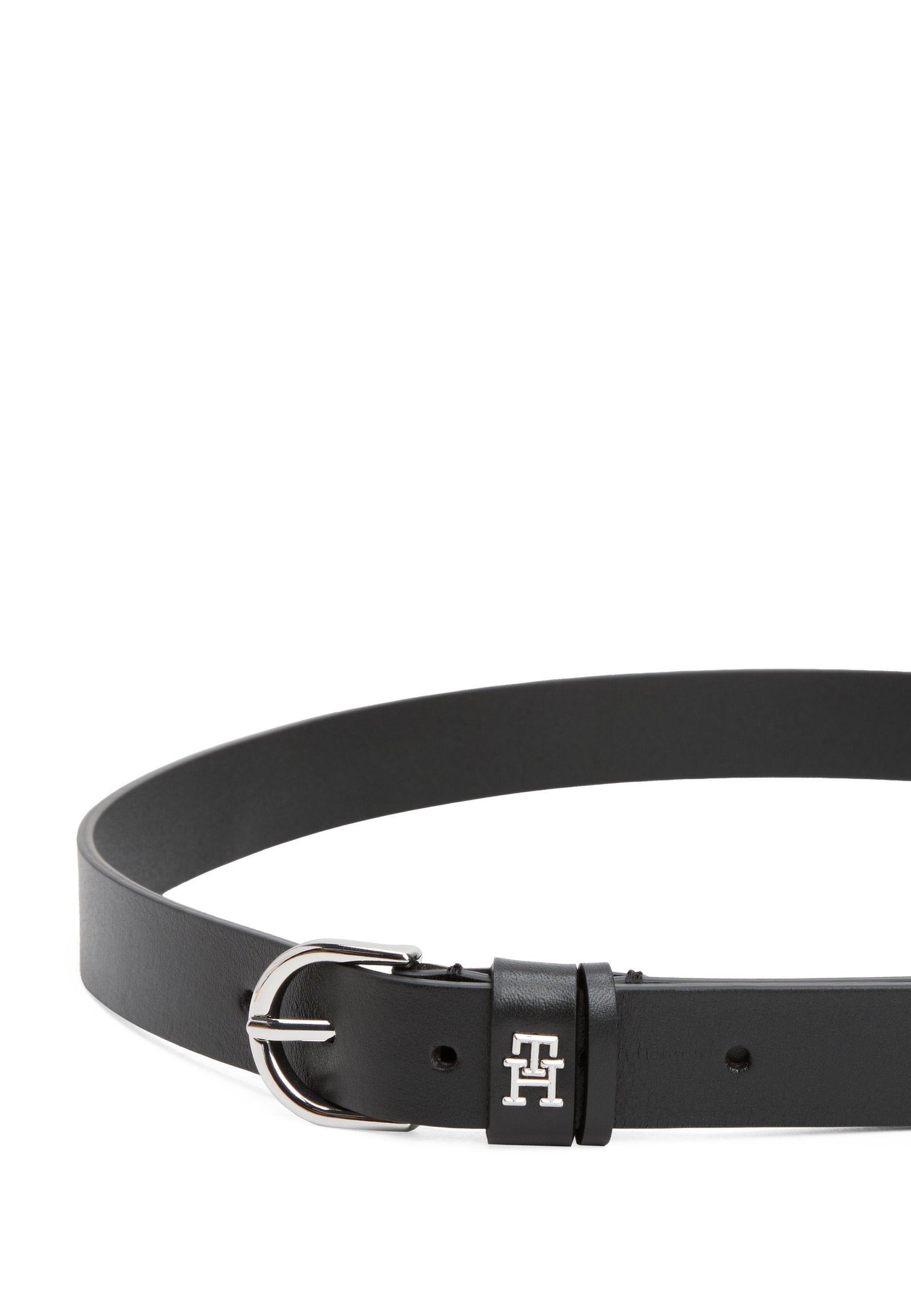 ESSENTIAL TH MONOGRAM LEATHER BELT - Belt - black