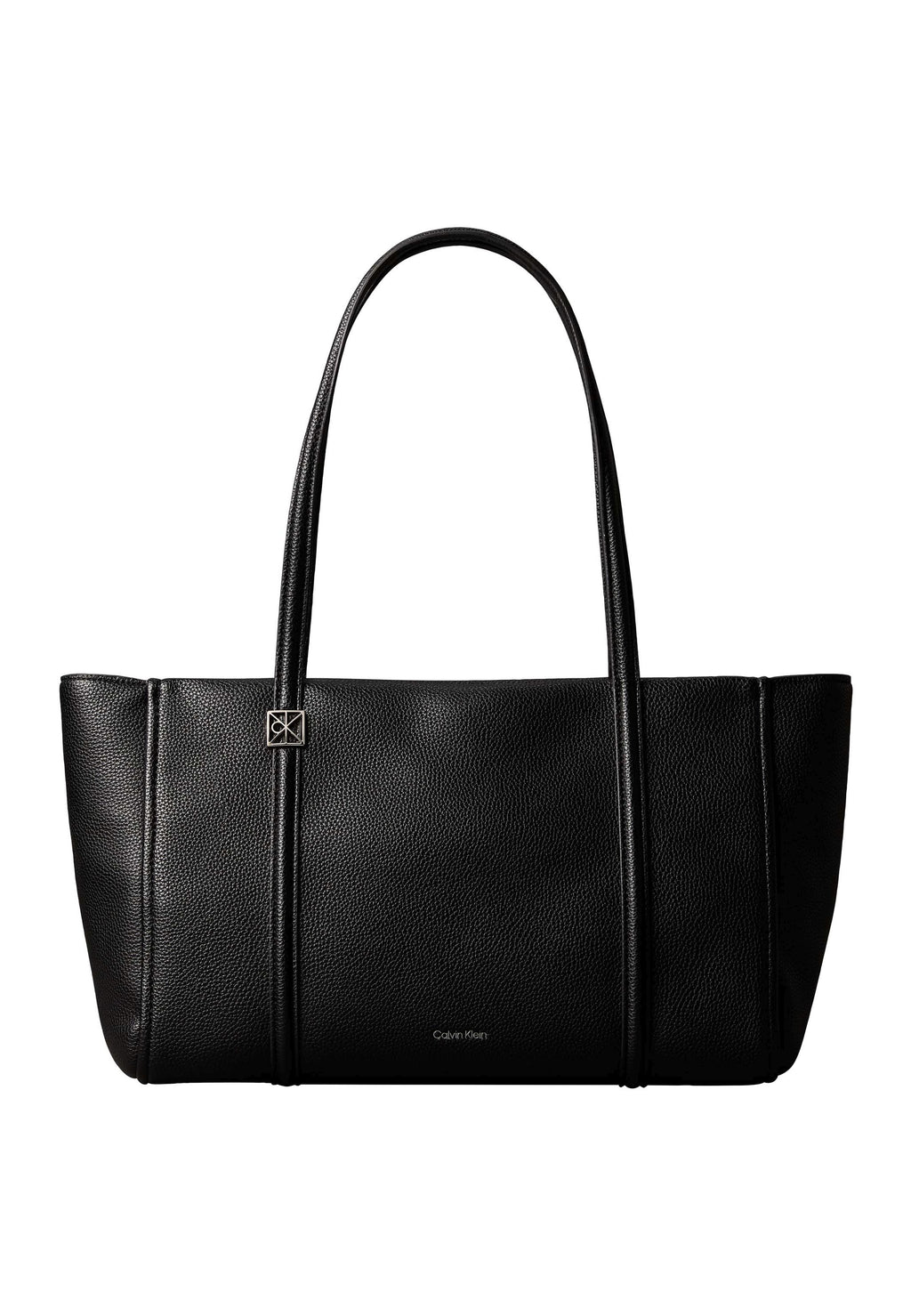 EMBLEM PEBBLE TOTE - Handbag - black