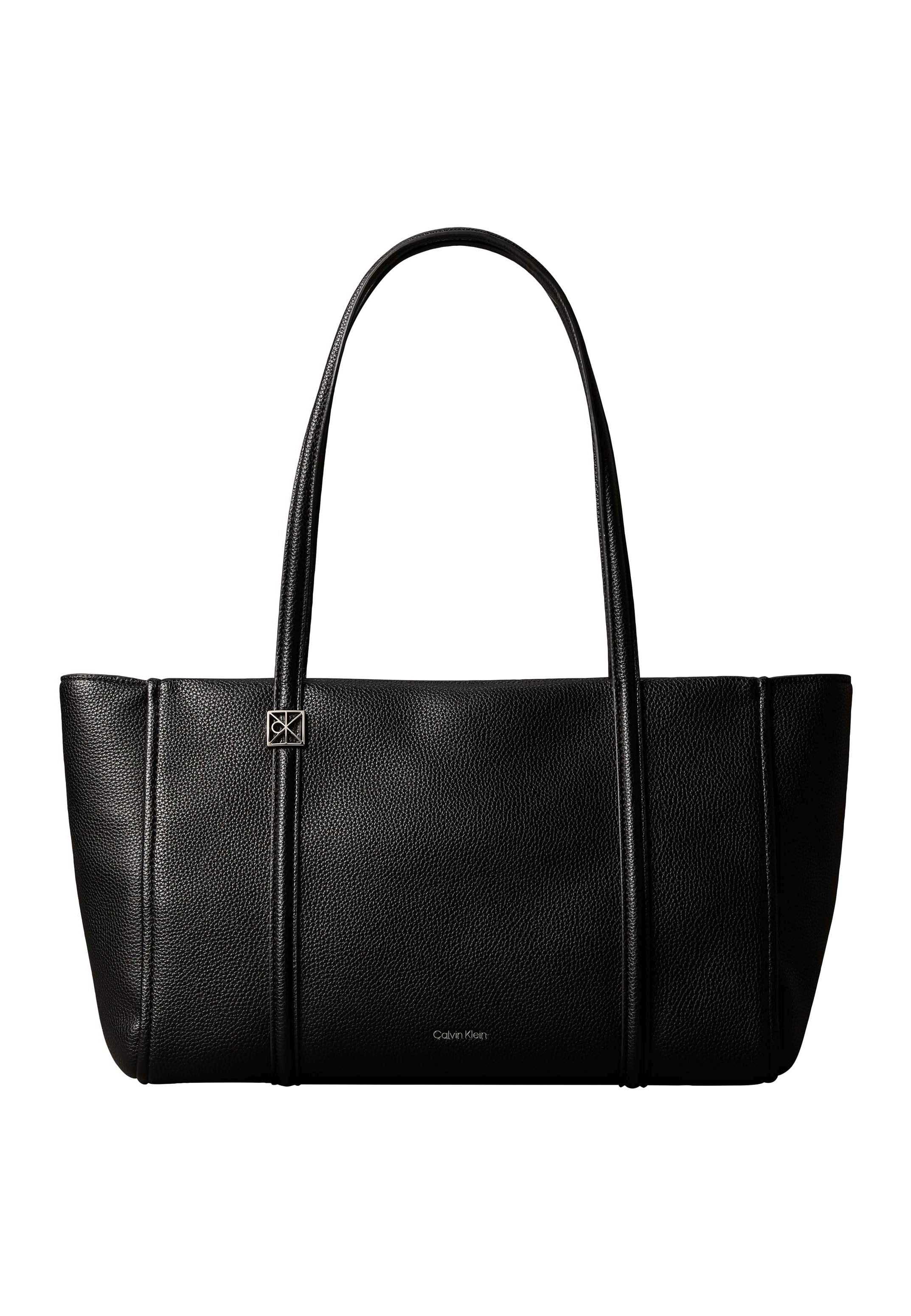 EMBLEM PEBBLE TOTE - Handbag - black