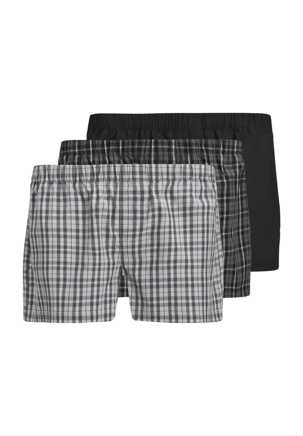 Boxer 3-pack Boxer - Boxer shorts - poppy seed pack:black  vapor blue checks