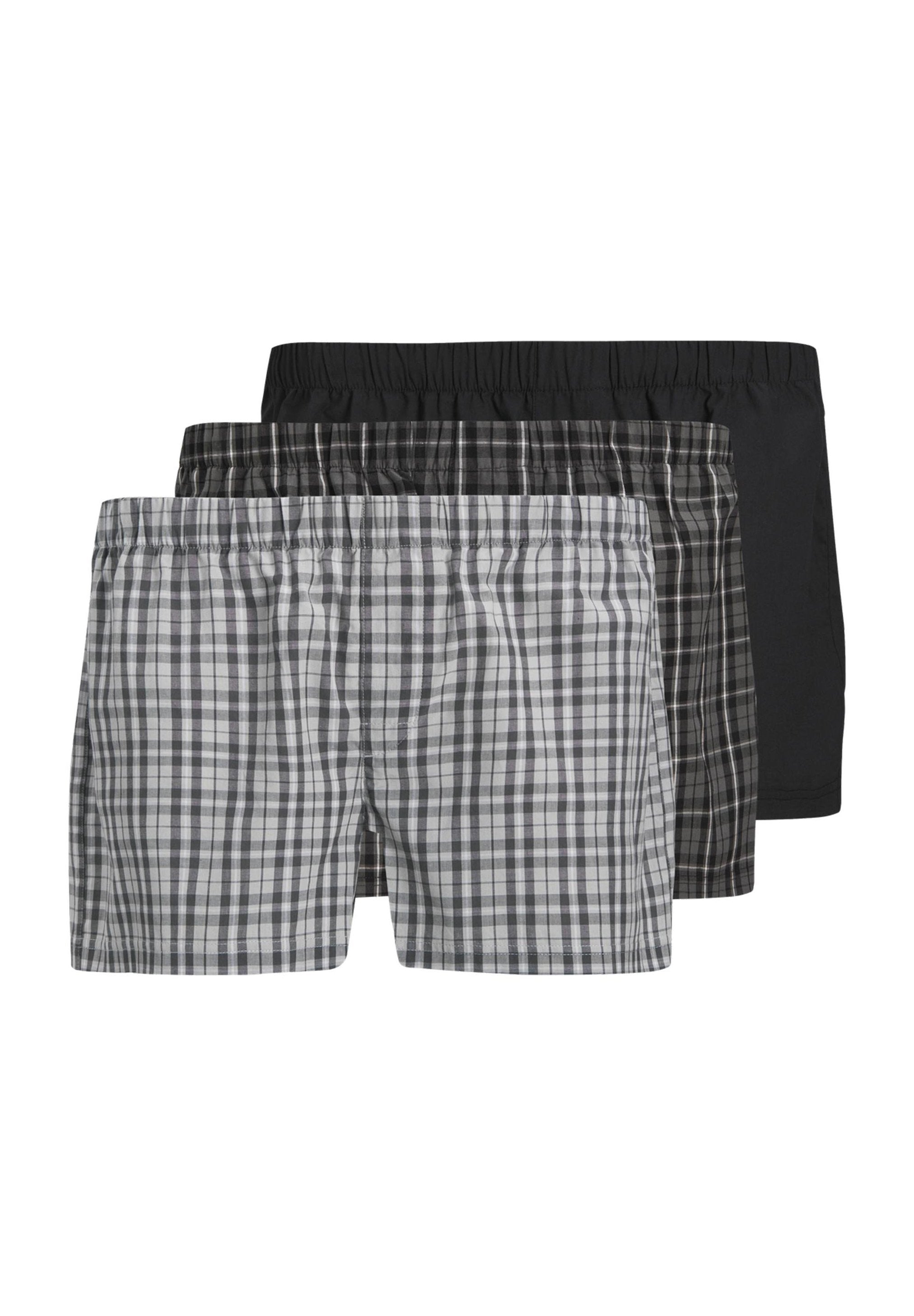 Boxer 3-pack Boxer - Boxer shorts - poppy seed pack:black  vapor blue checks