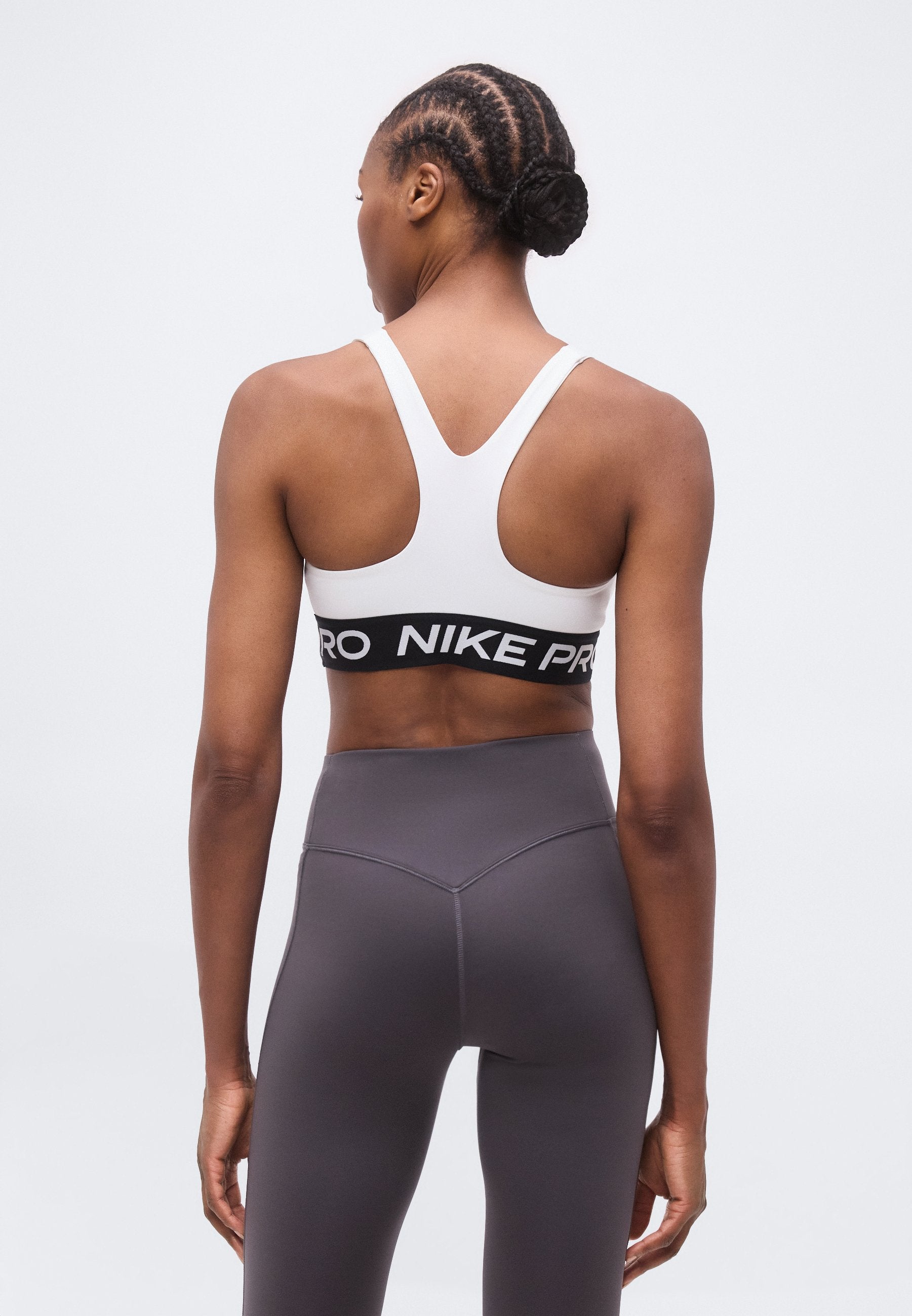 365 BRA - Medium support sports bra - white/black