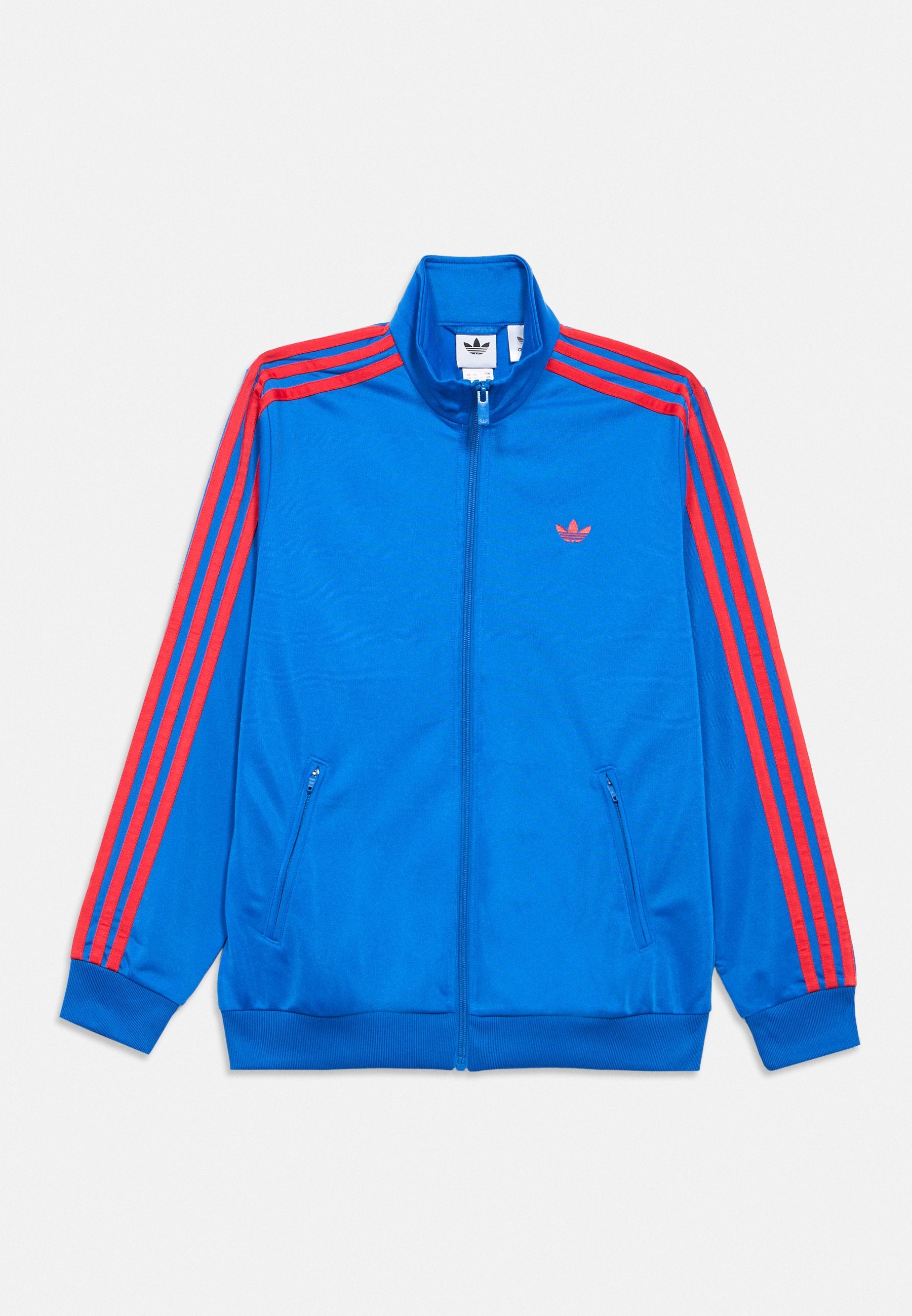 FIREBIRD JUNIOR UNISEX - سويت شيرت بسحاب - أزرق/أحمر شبه شفاف