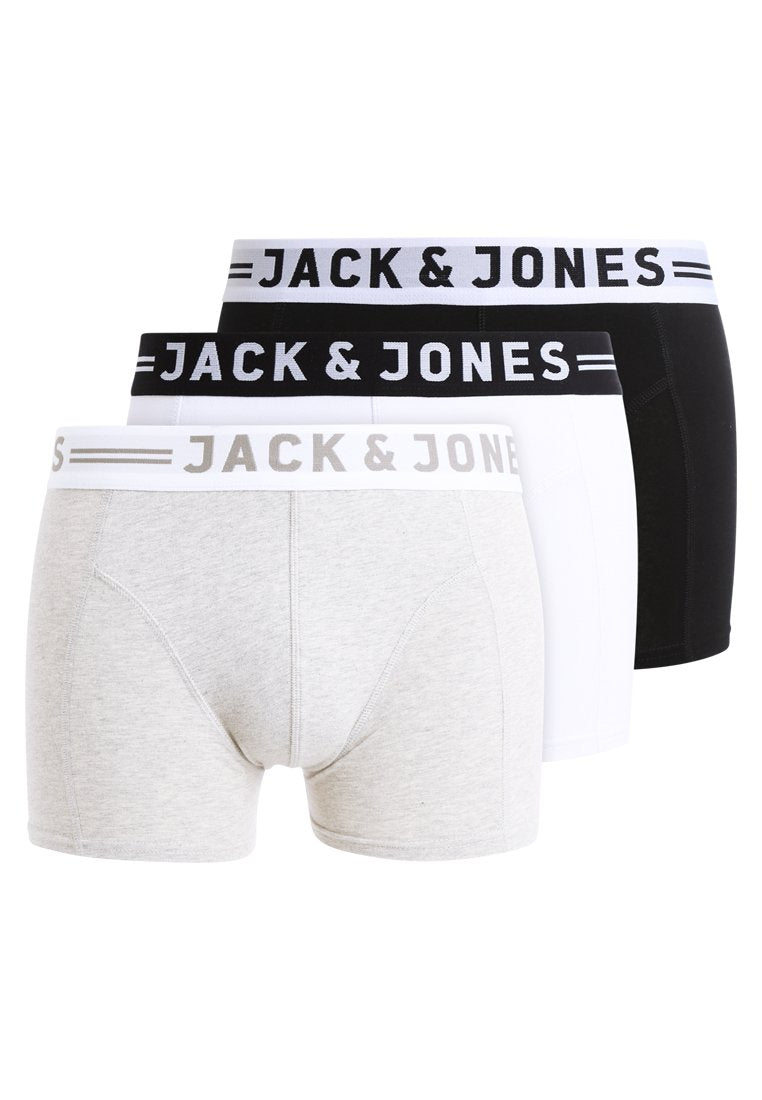 SENSE 3 PACK  - Trunks - white/light grey melange