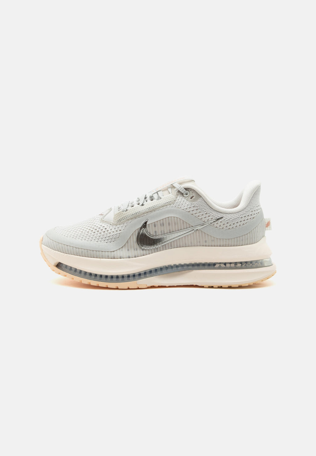 PEGASUS PREMIUM - Chaussures de running sur route - os clair/argenté métallisé/craie/orange arctique/pêche glacée/blanc