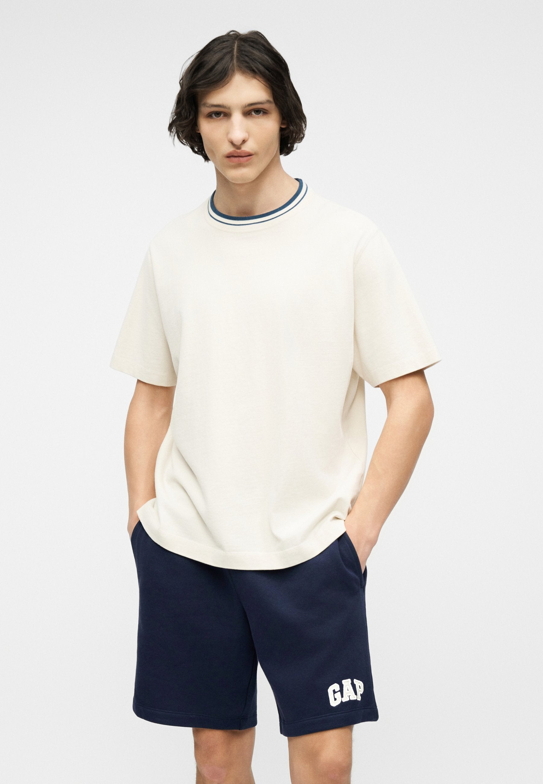 HERITAGE LOGO - Tracksuit bottoms - tapestry navy