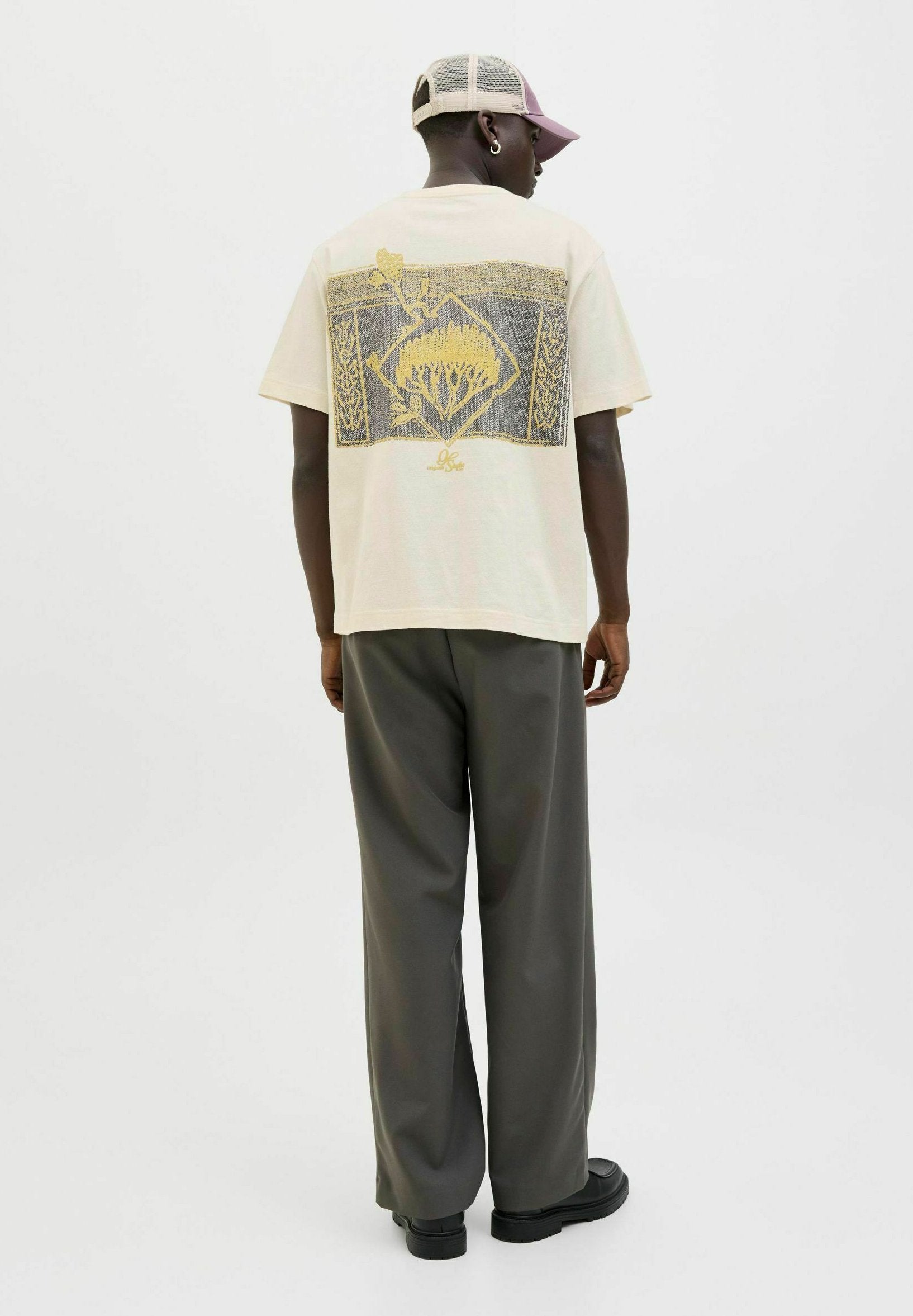T- - Print T-shirt - antique white