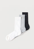 UNISEX 3 PACK - Socks - black/white/grey
