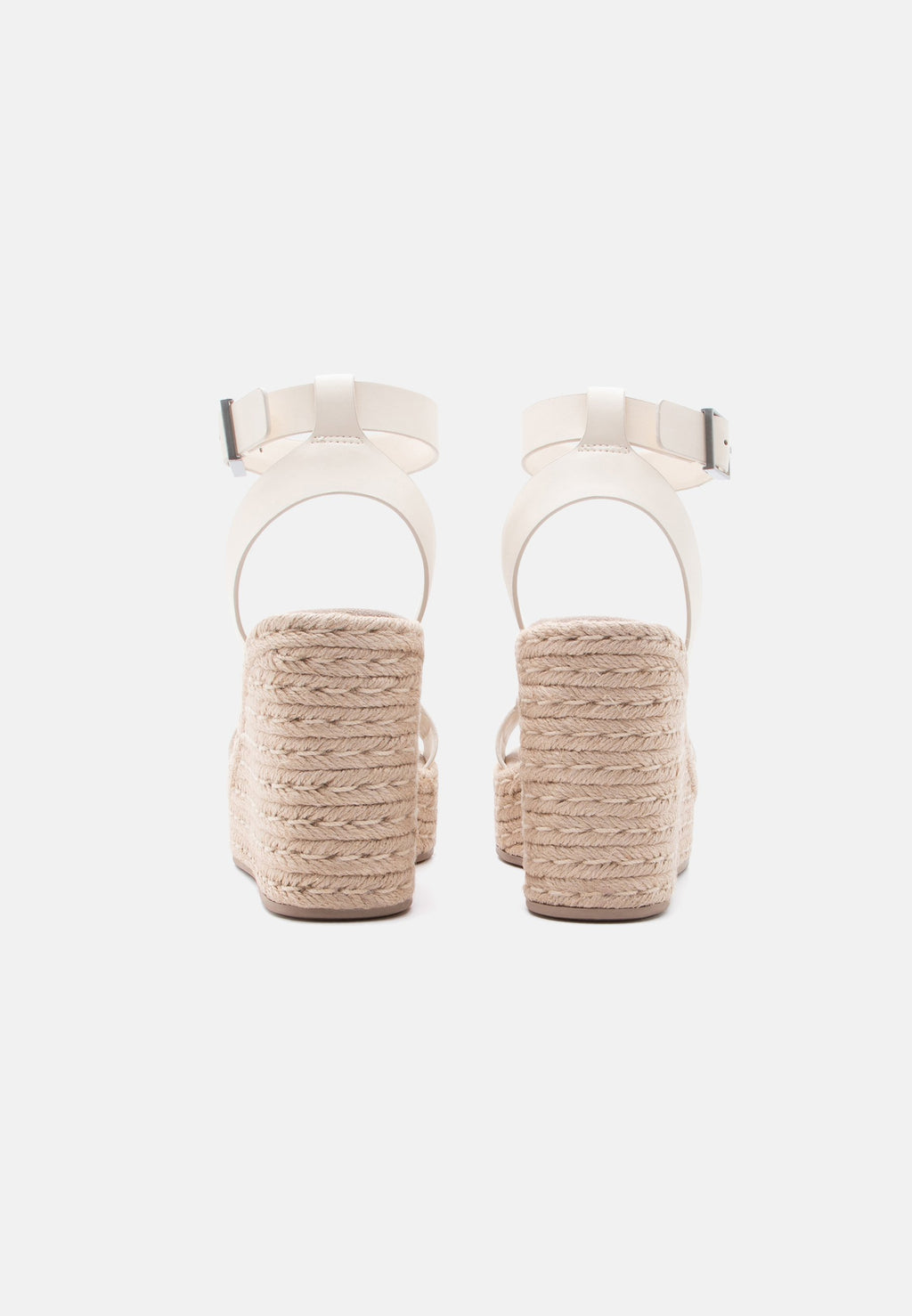 Platform sandals - light cashew