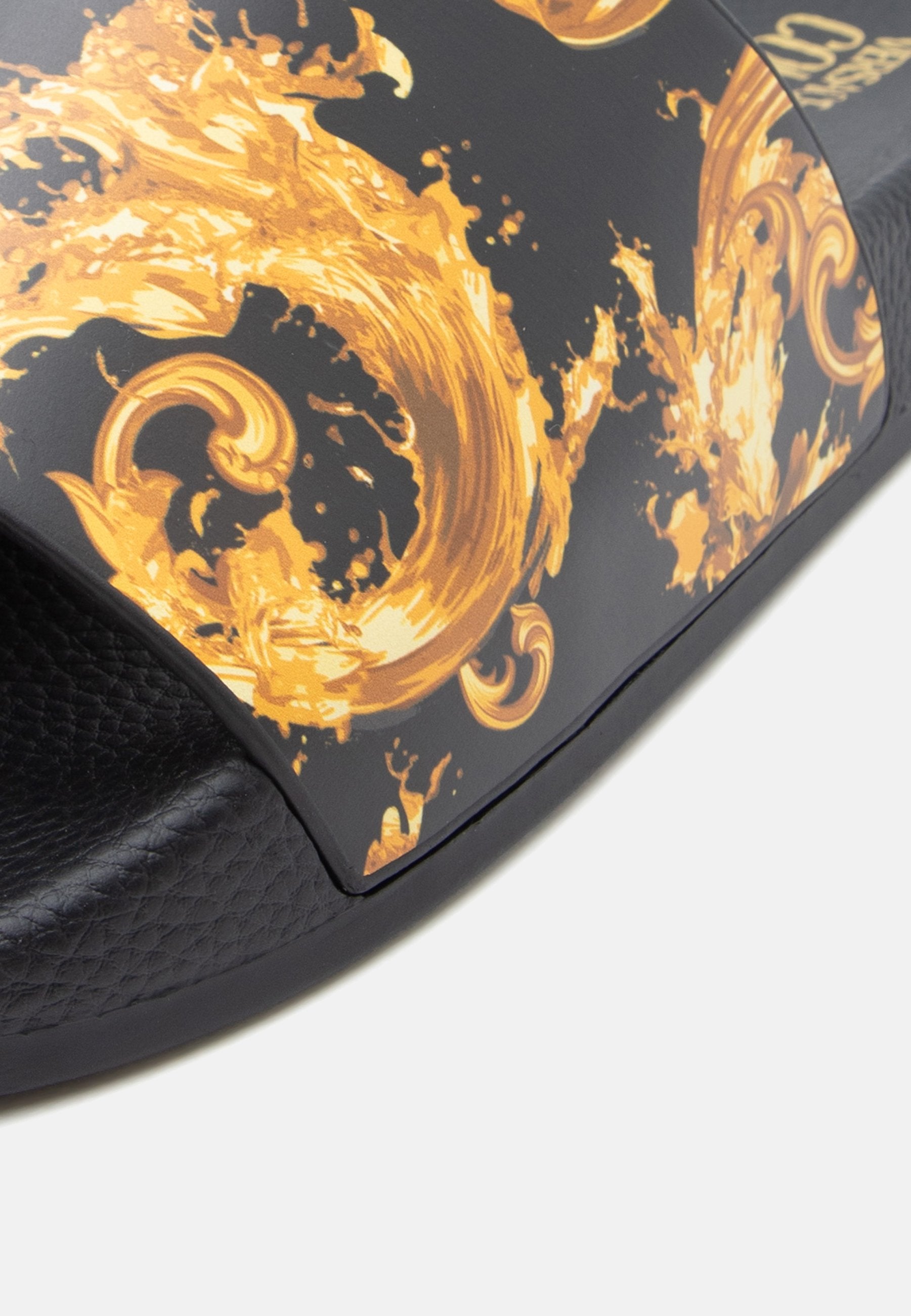 FONDO - Pool slides - black/gold-coloured