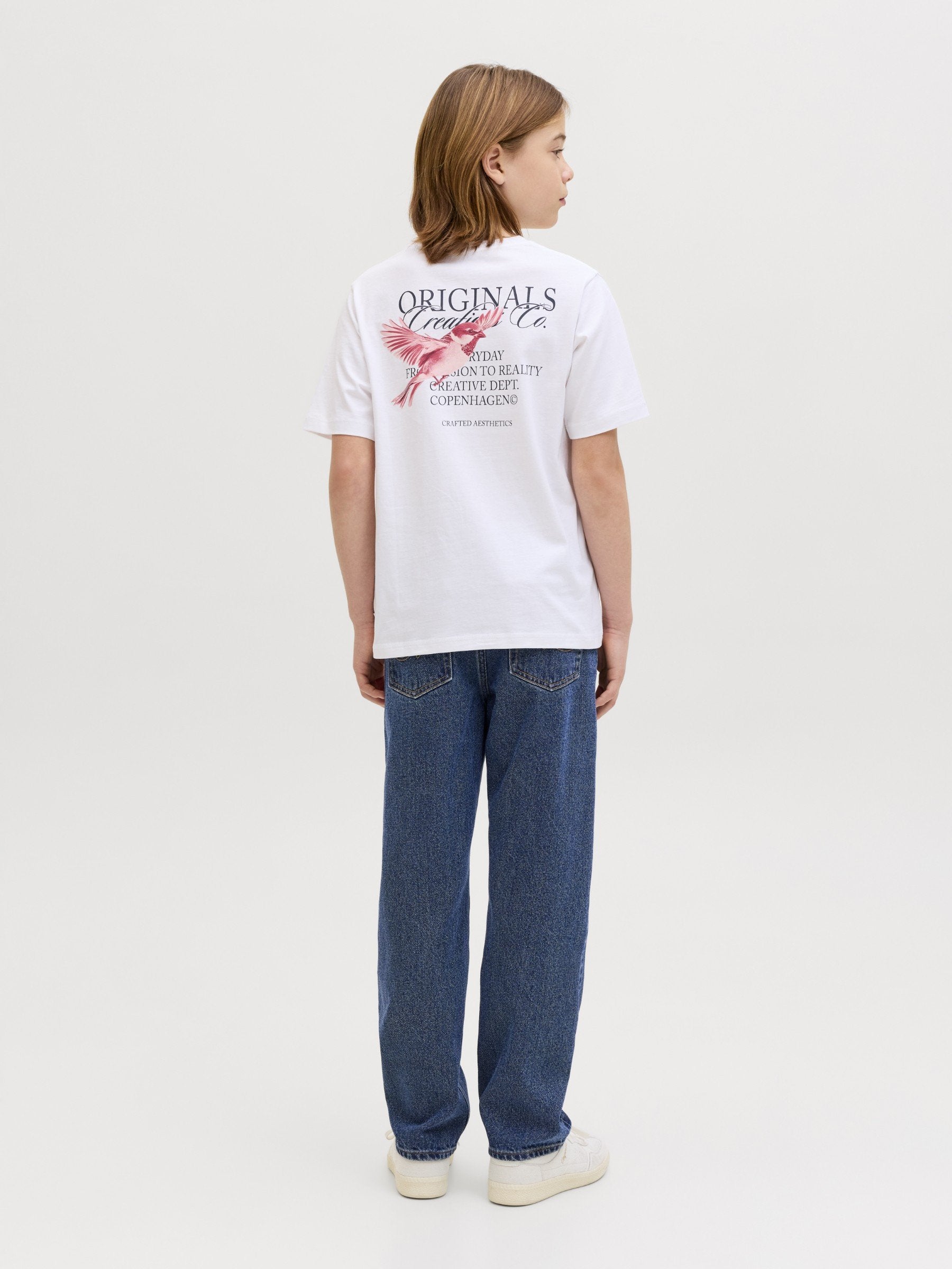 JJICHRIS JJORIGINAL - Straight leg jeans - blue denim
