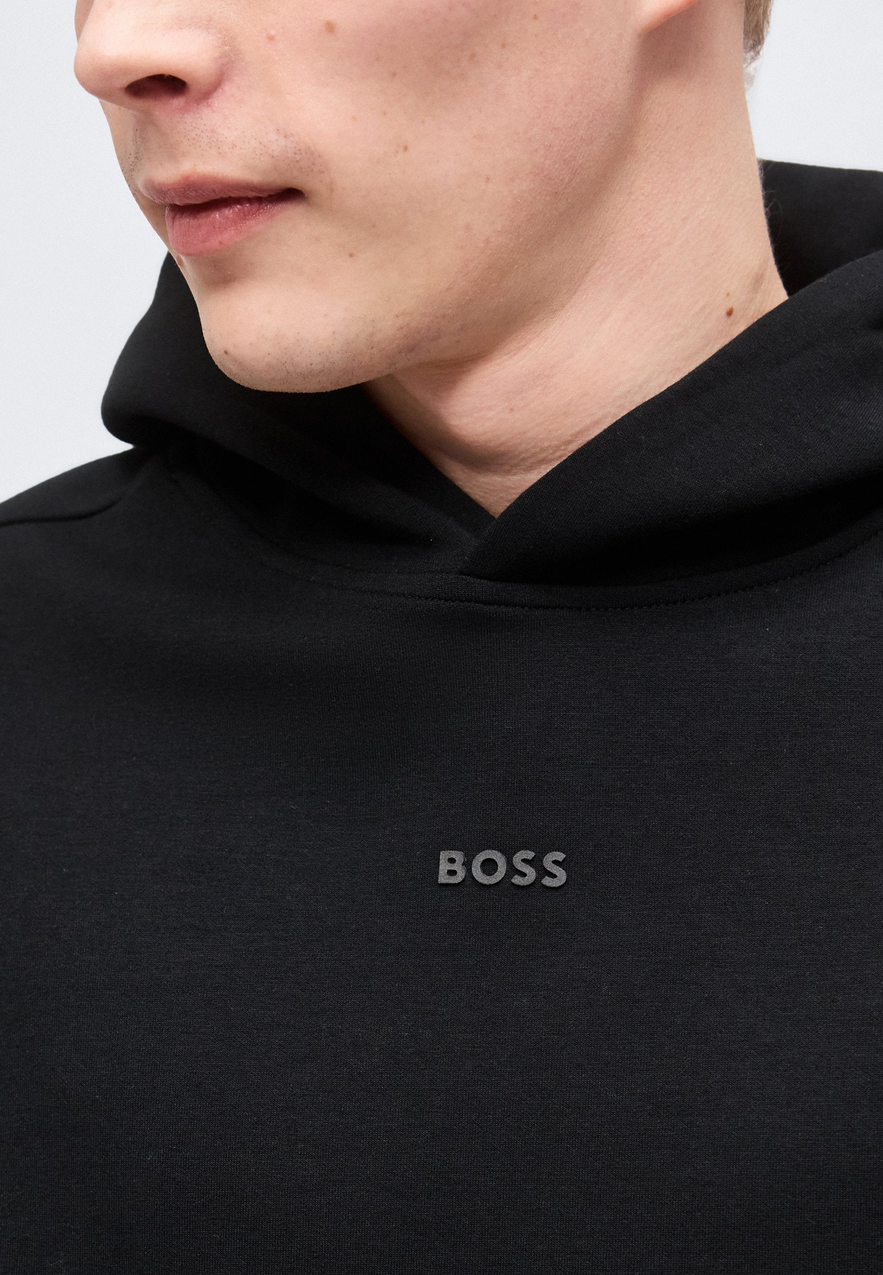 SW_GLOBE HOOD - Hoodie - black