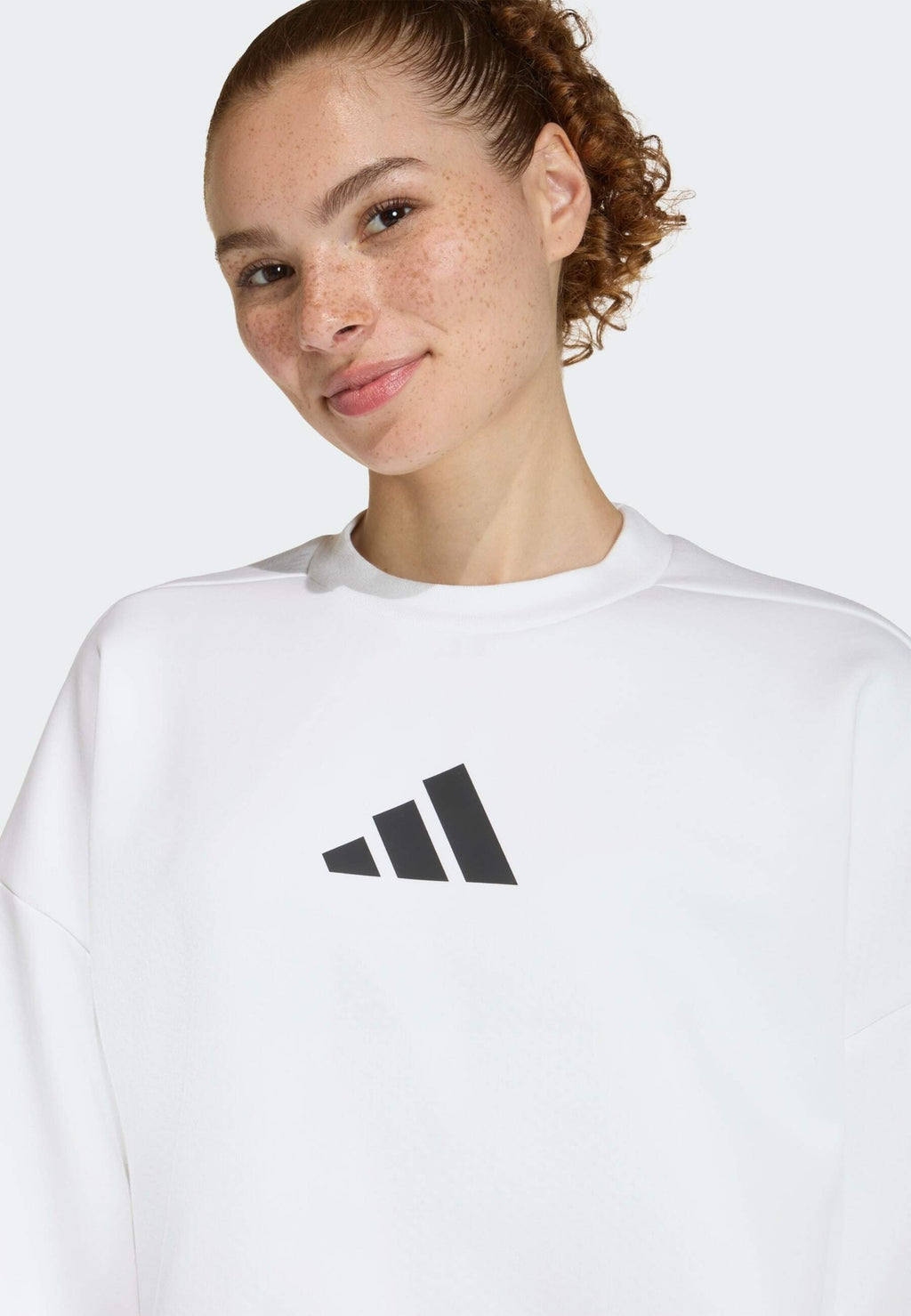 ADIDAS Z.N.E. - Sweatshirt - white