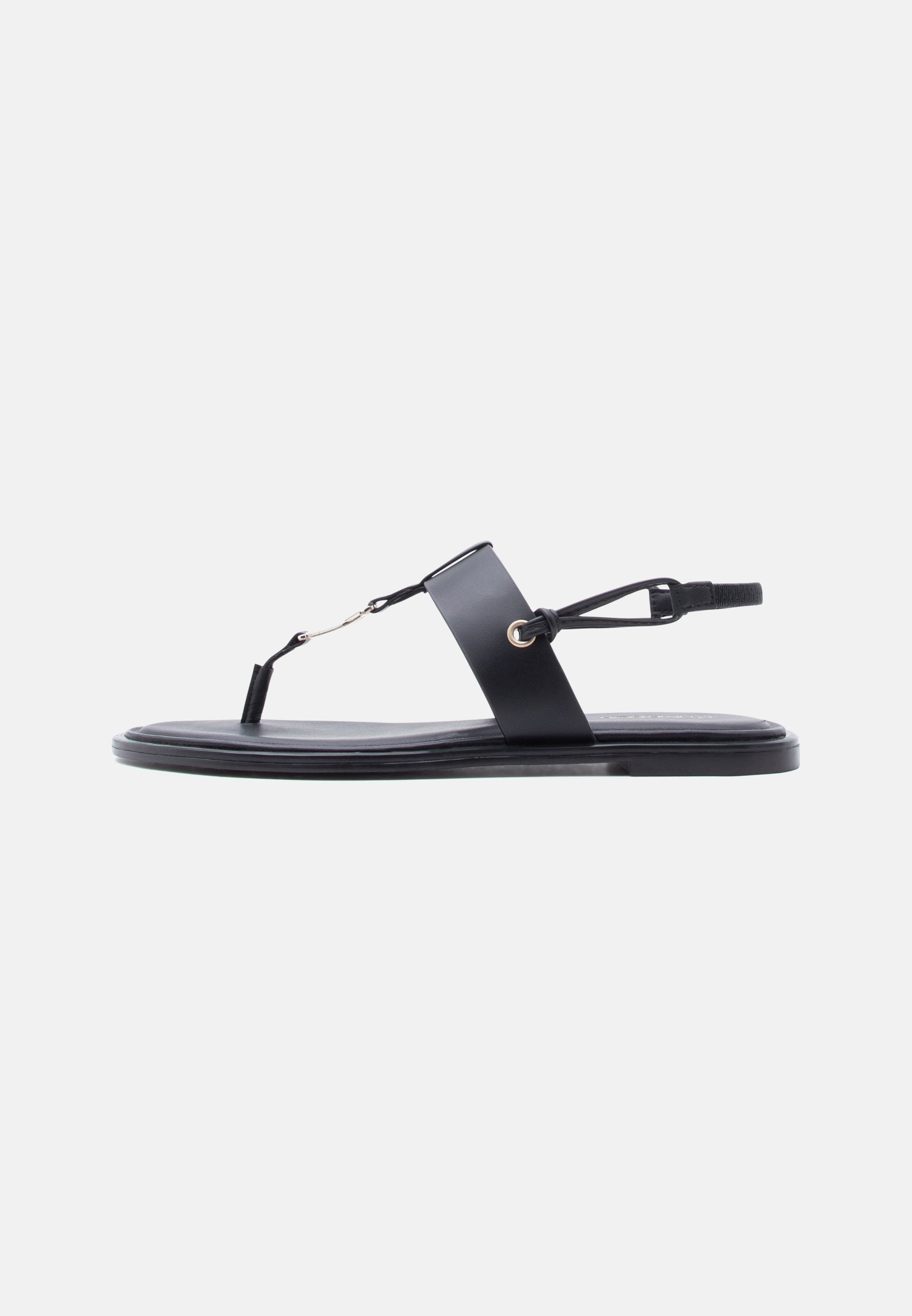 T-bar sandals - triple black