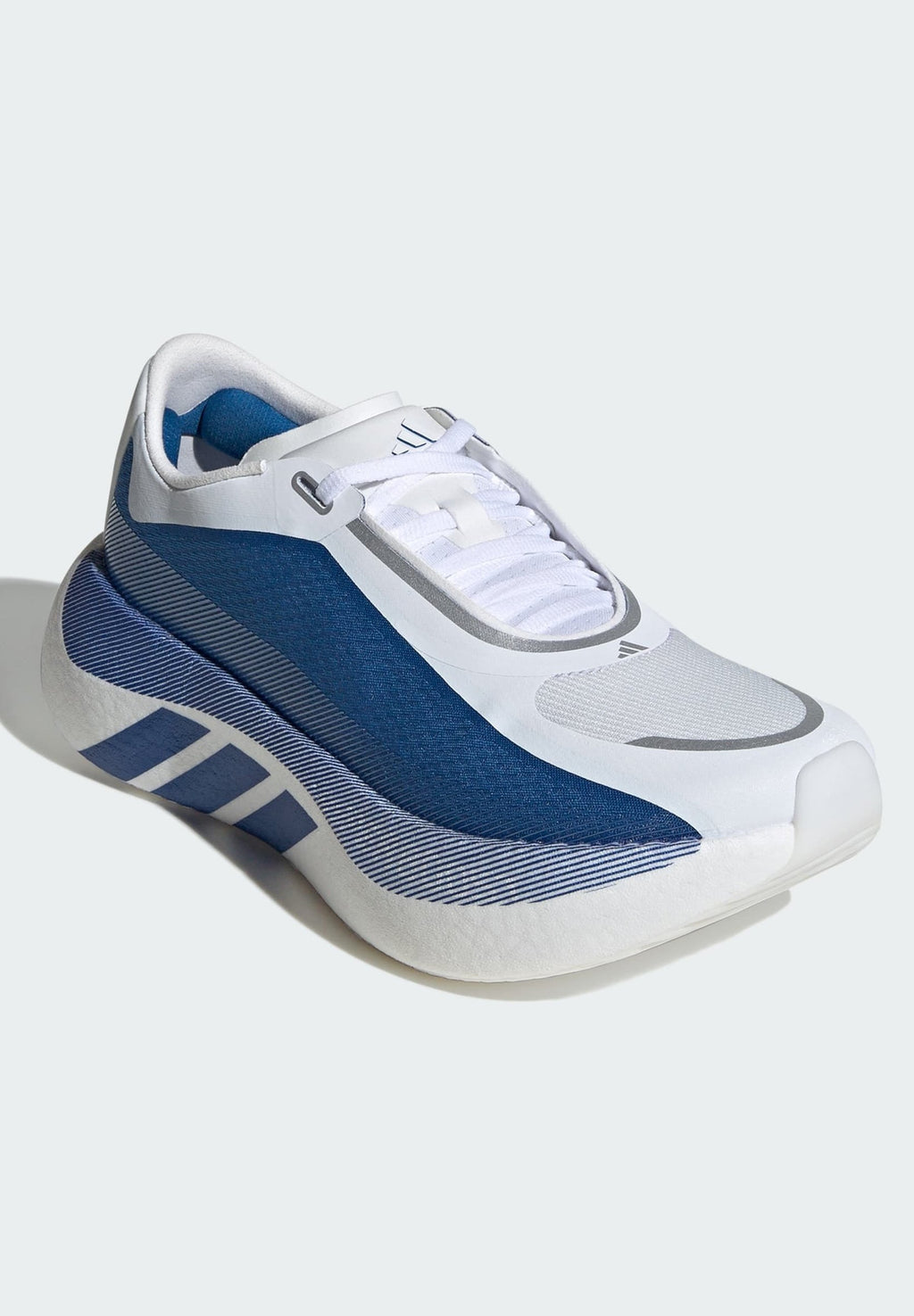 HYPERBOOST EDGE - Road running shoes - cloud white   eqt blue    metalic