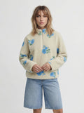 JXVERA HALF ZIP JACKET - Fleece jumper - bone white