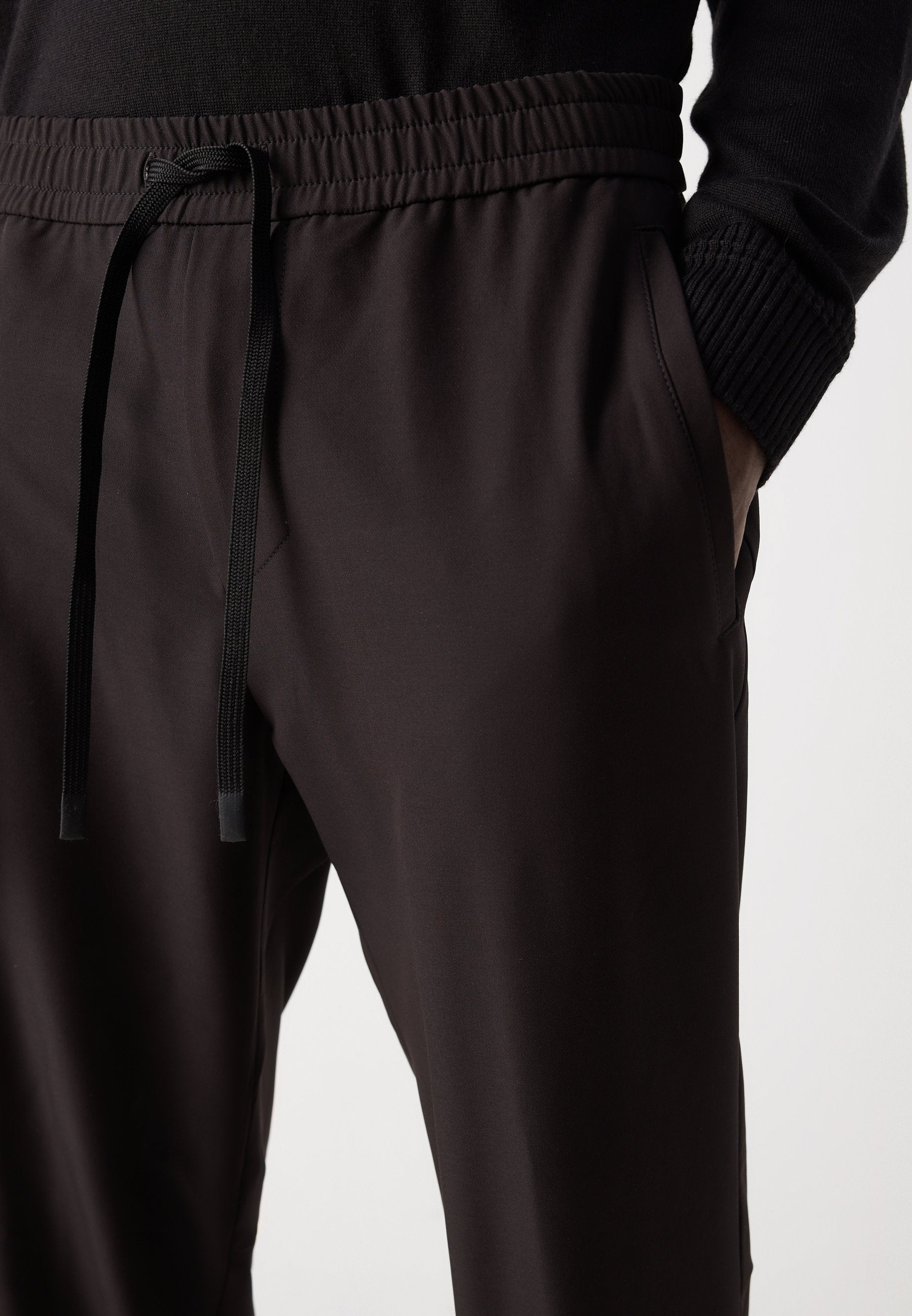 T_FLEX - Trousers - black