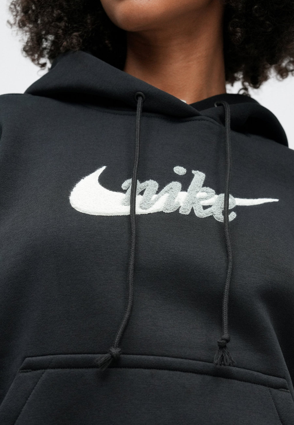 LOGO - Hoodie - black/summit white