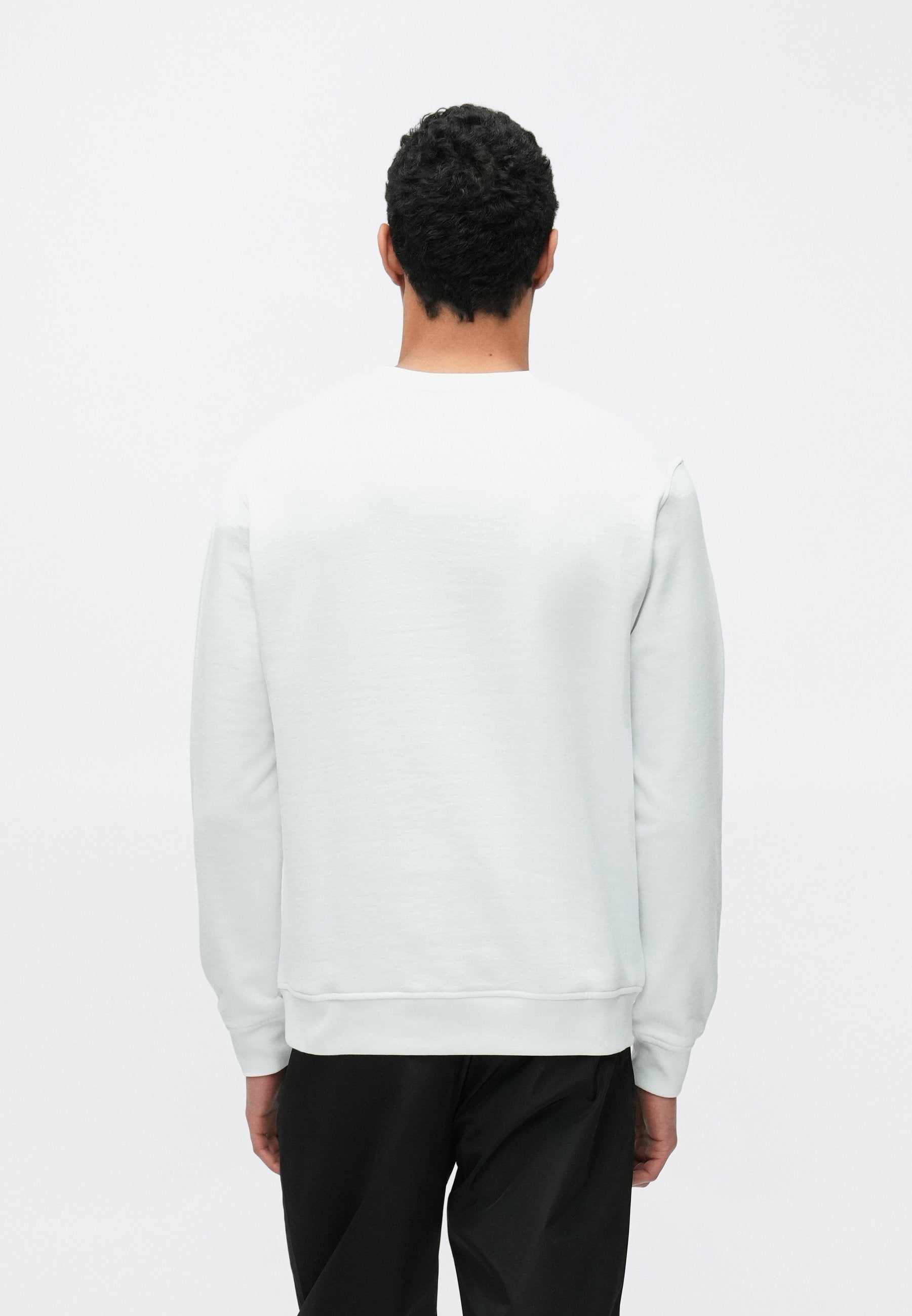 CREW NECK - Sweatshirt - white