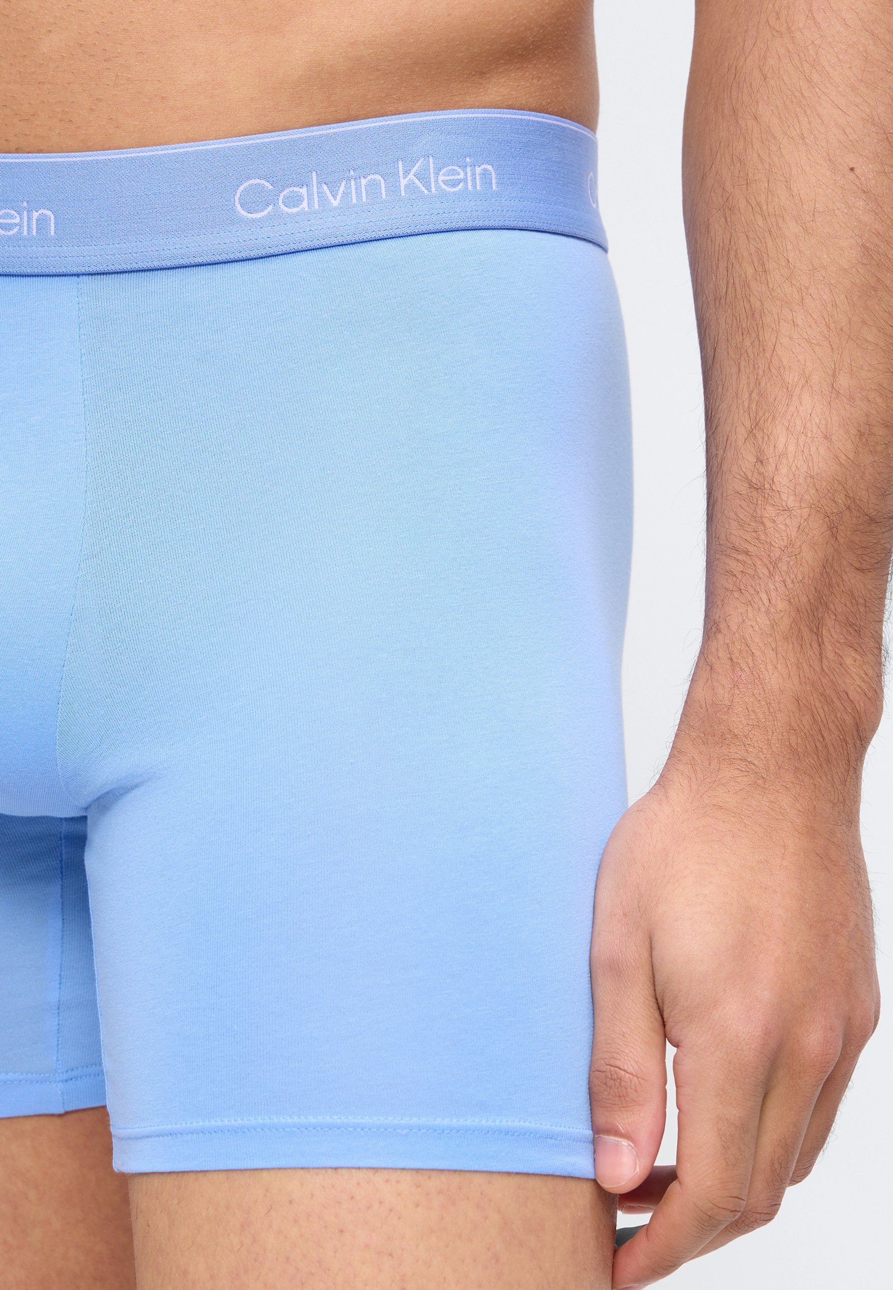BOXER KISA KESİM 5'Lİ PAKET İKON PAMUKLU ESNEK KUMAŞ - Boxer kısa kesim - siyah/mavi inen/yeşil