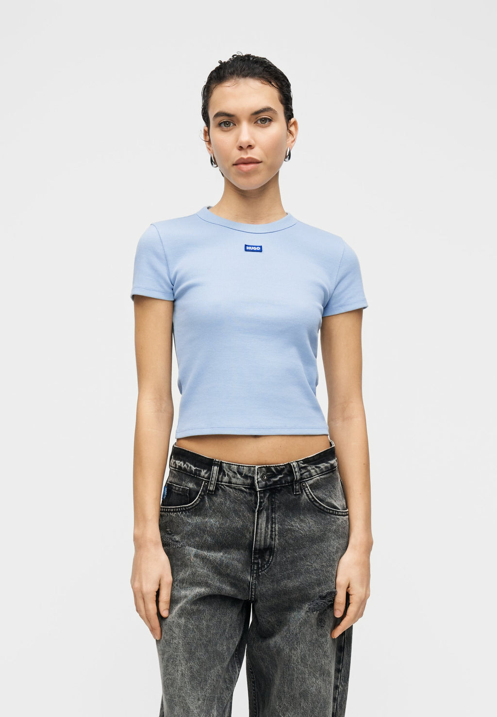 BABY  - Basic T-shirt - open blue