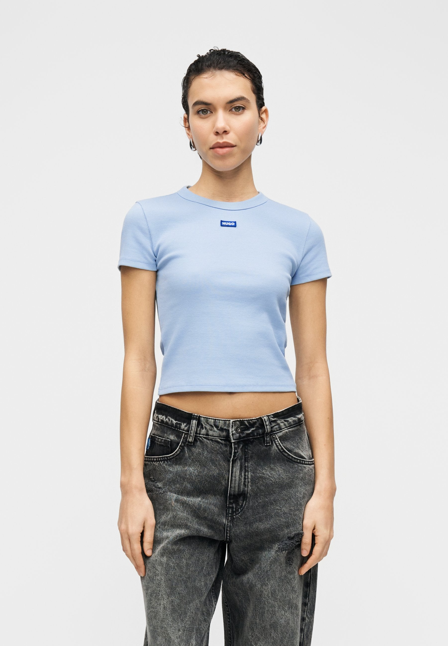 BABY  - Basic T-shirt - open blue